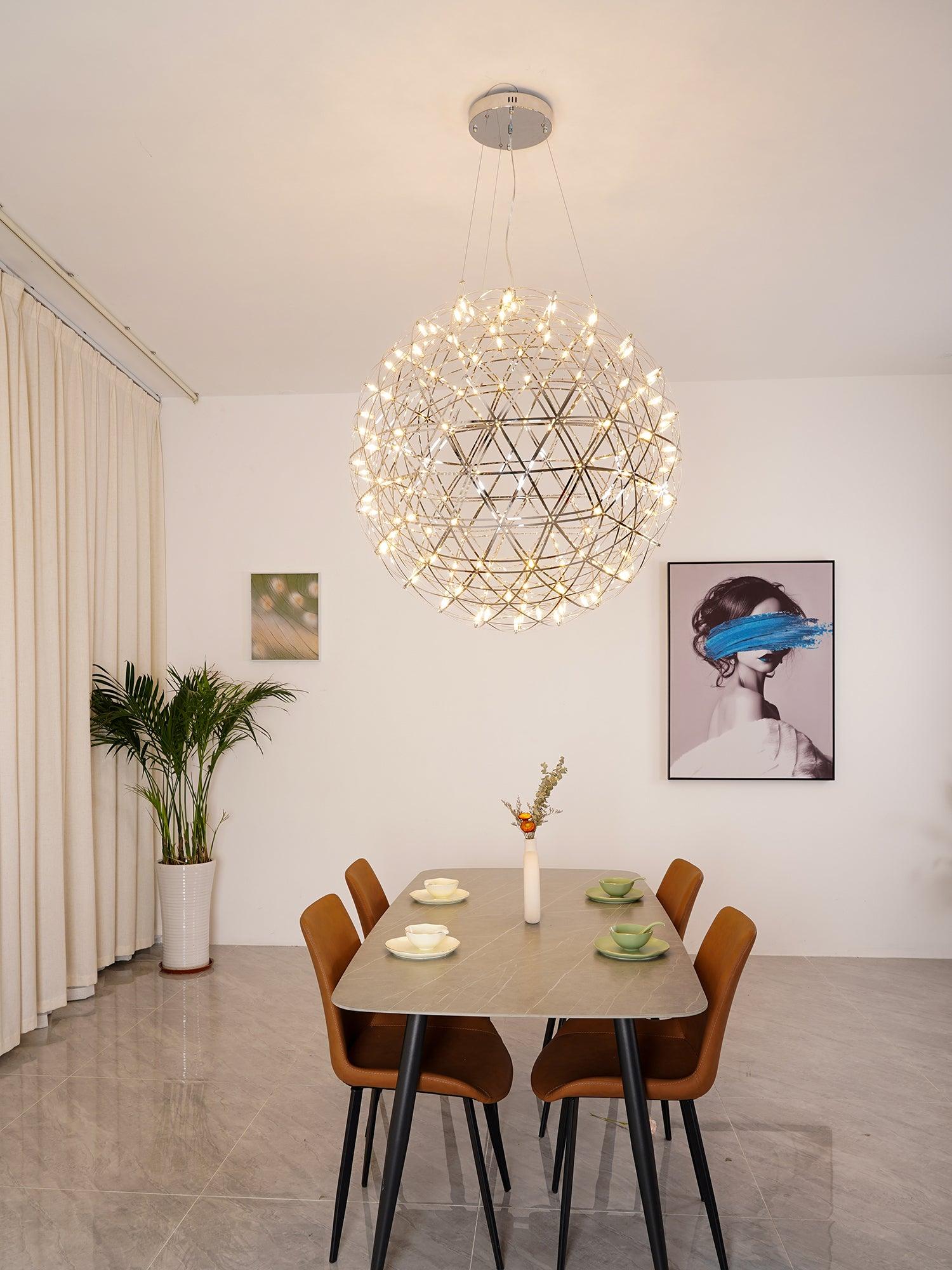 Gold Spark Ball Pendant Light - Blowlighting