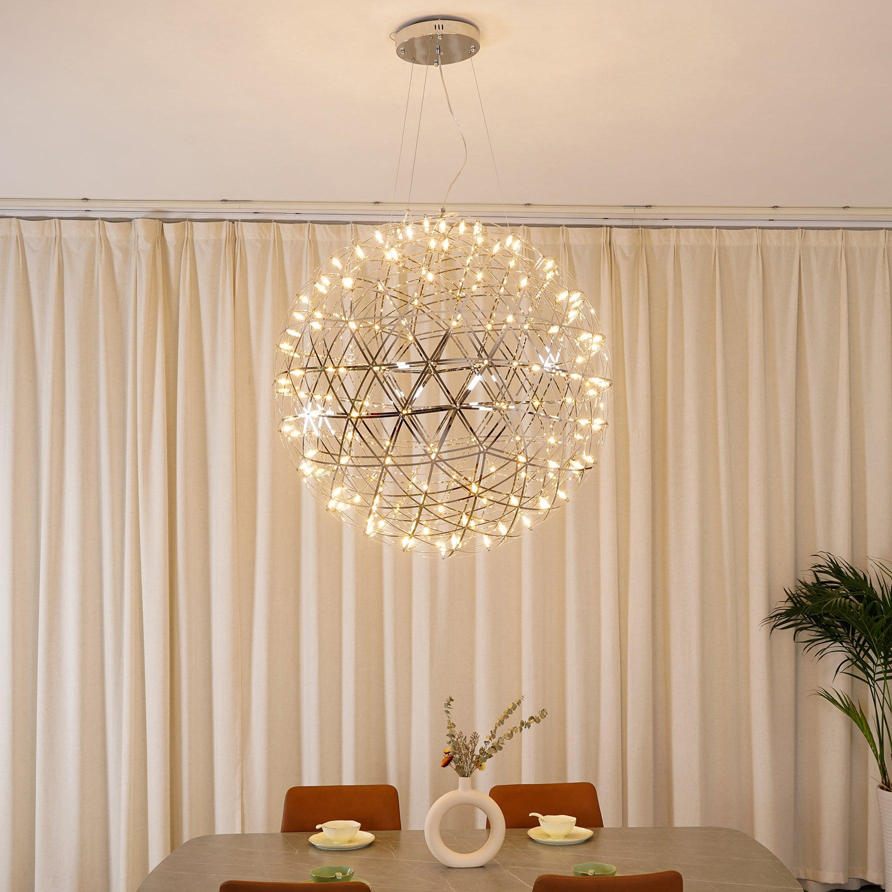 Gold Spark Ball Pendant Light - Blowlighting