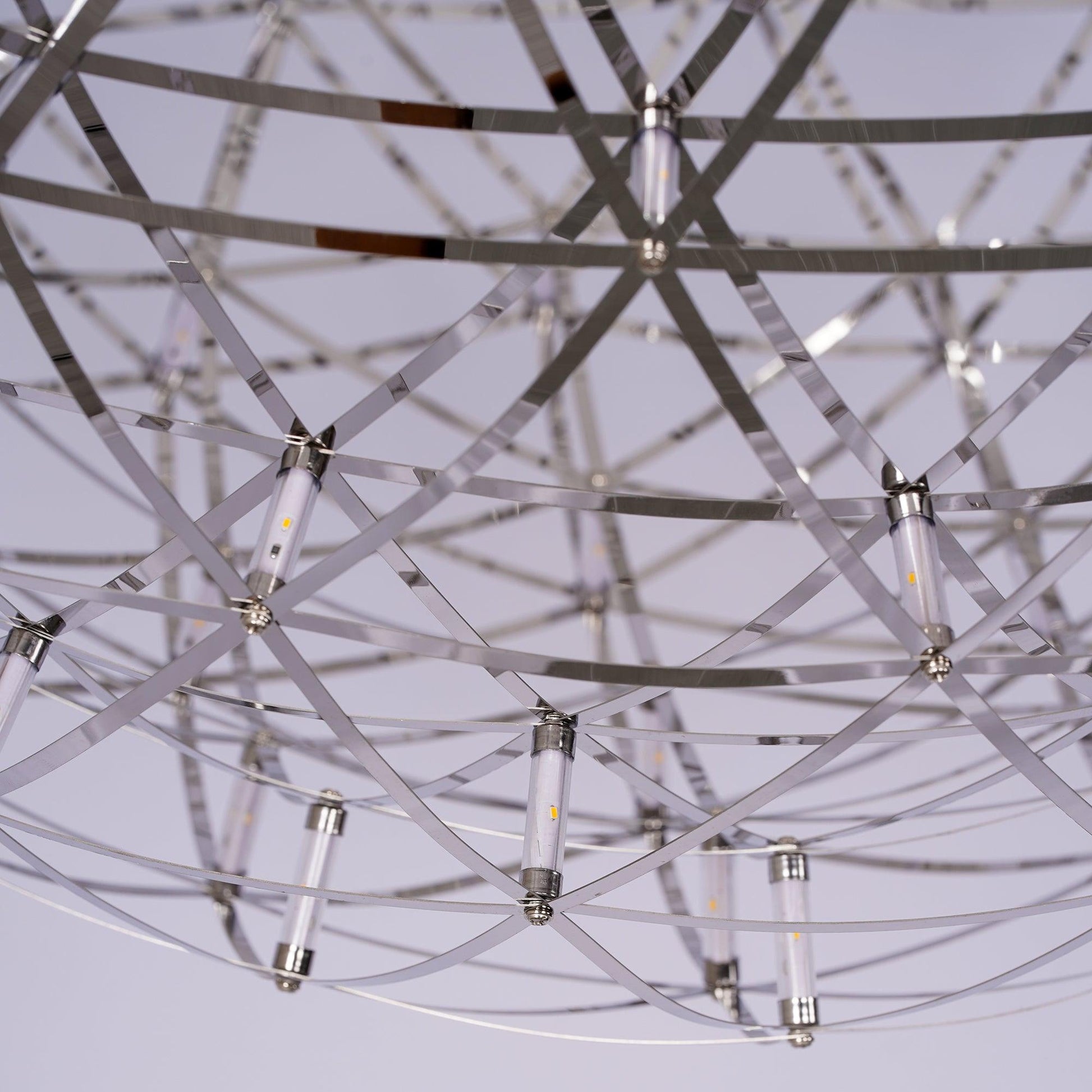 Silver Spark Ball Pendant Light - Blowlighting