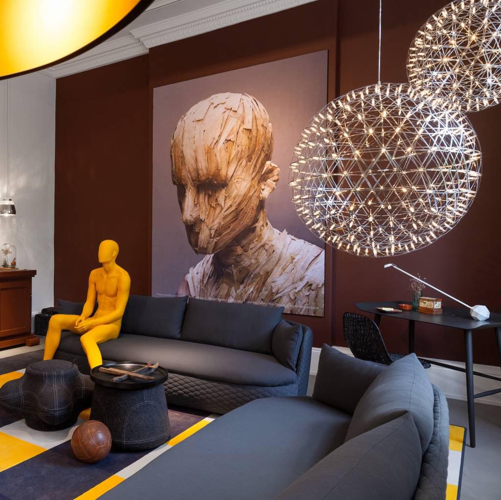 Gold Spark Ball Pendant Light - Blowlighting