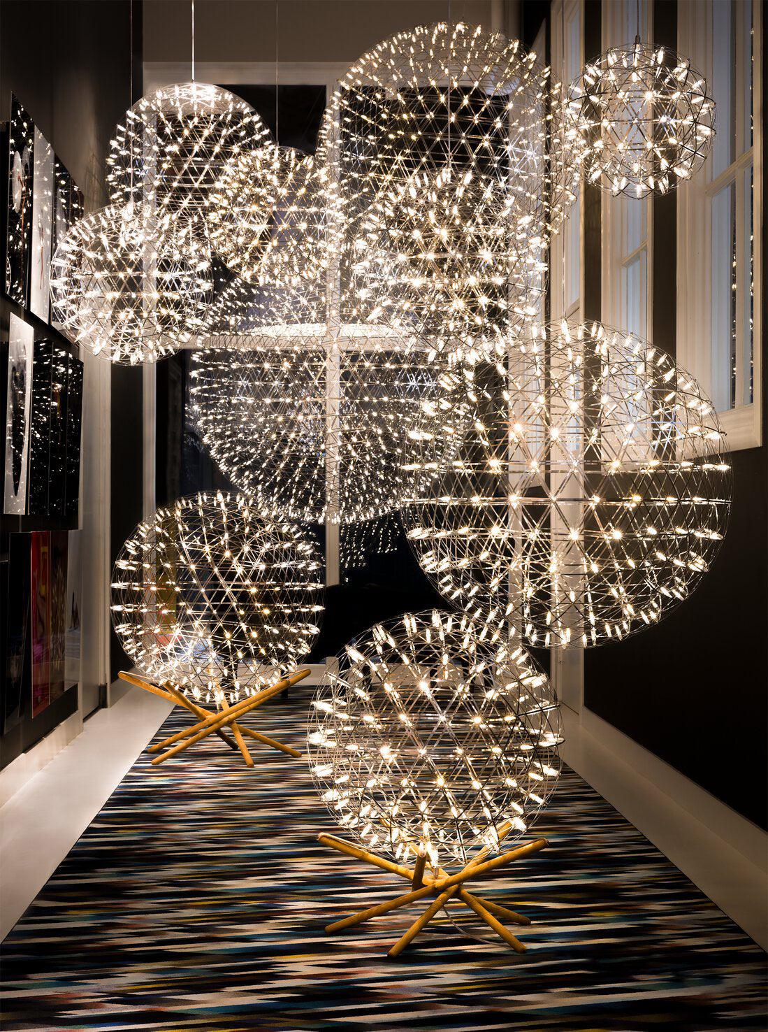 Gold Spark Ball Pendant Light - Blowlighting