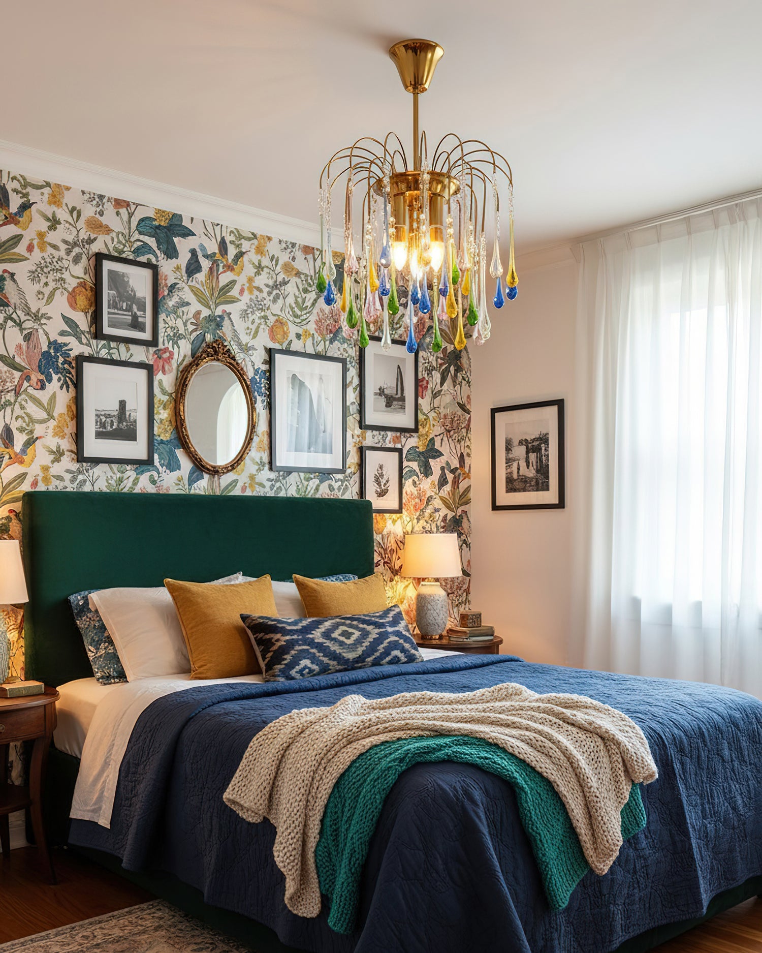 Rainlight Modern Metal Crystal Chandelier