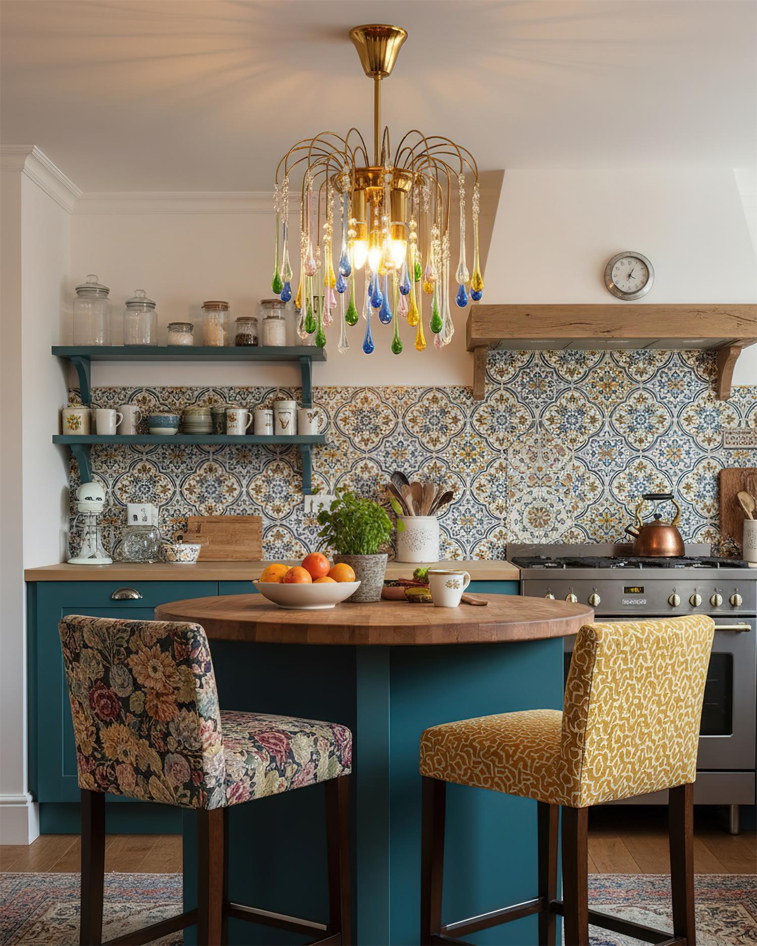 Rainlight Modern Metal Crystal Chandelier