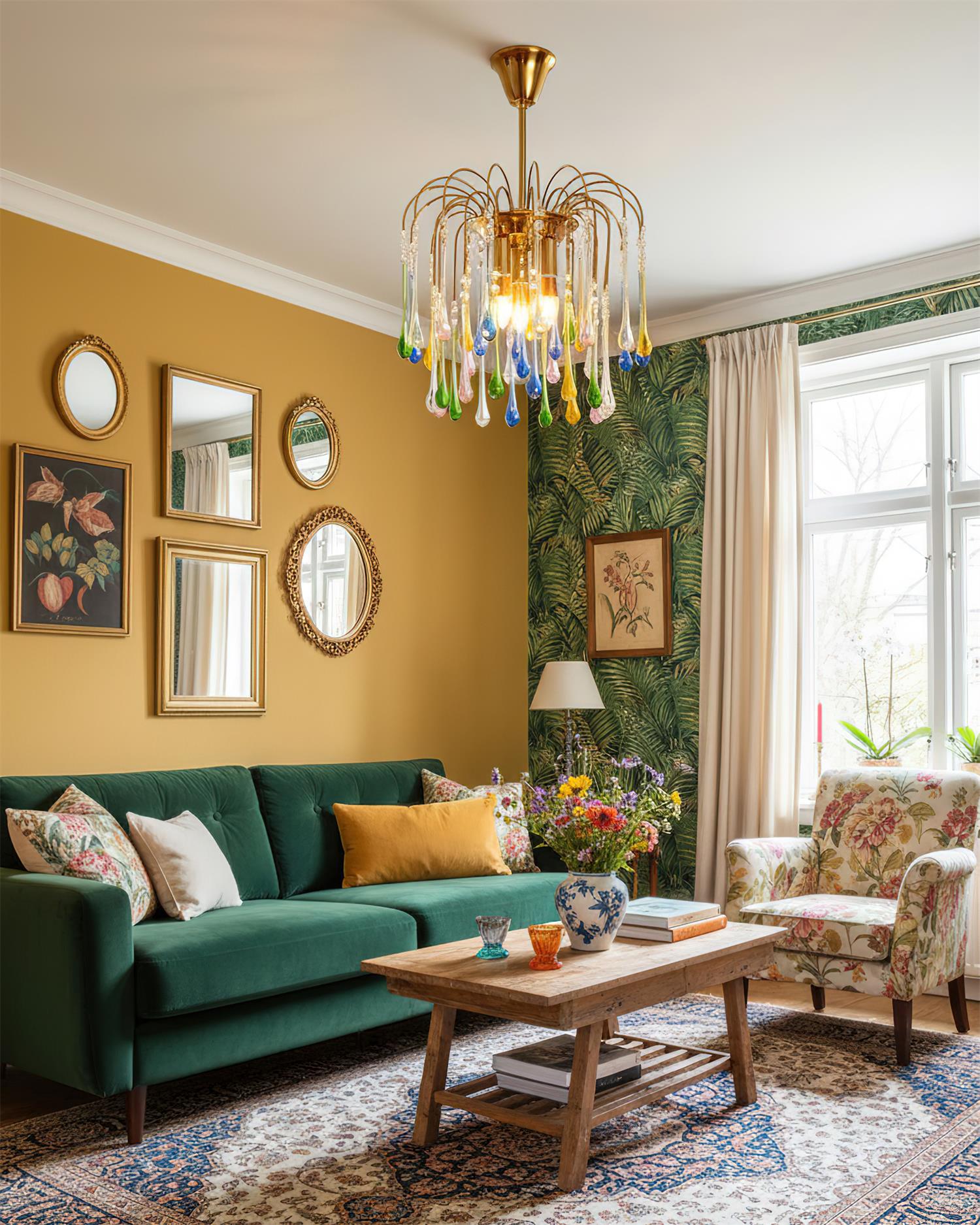 Rainlight Modern Metal Crystal Chandelier