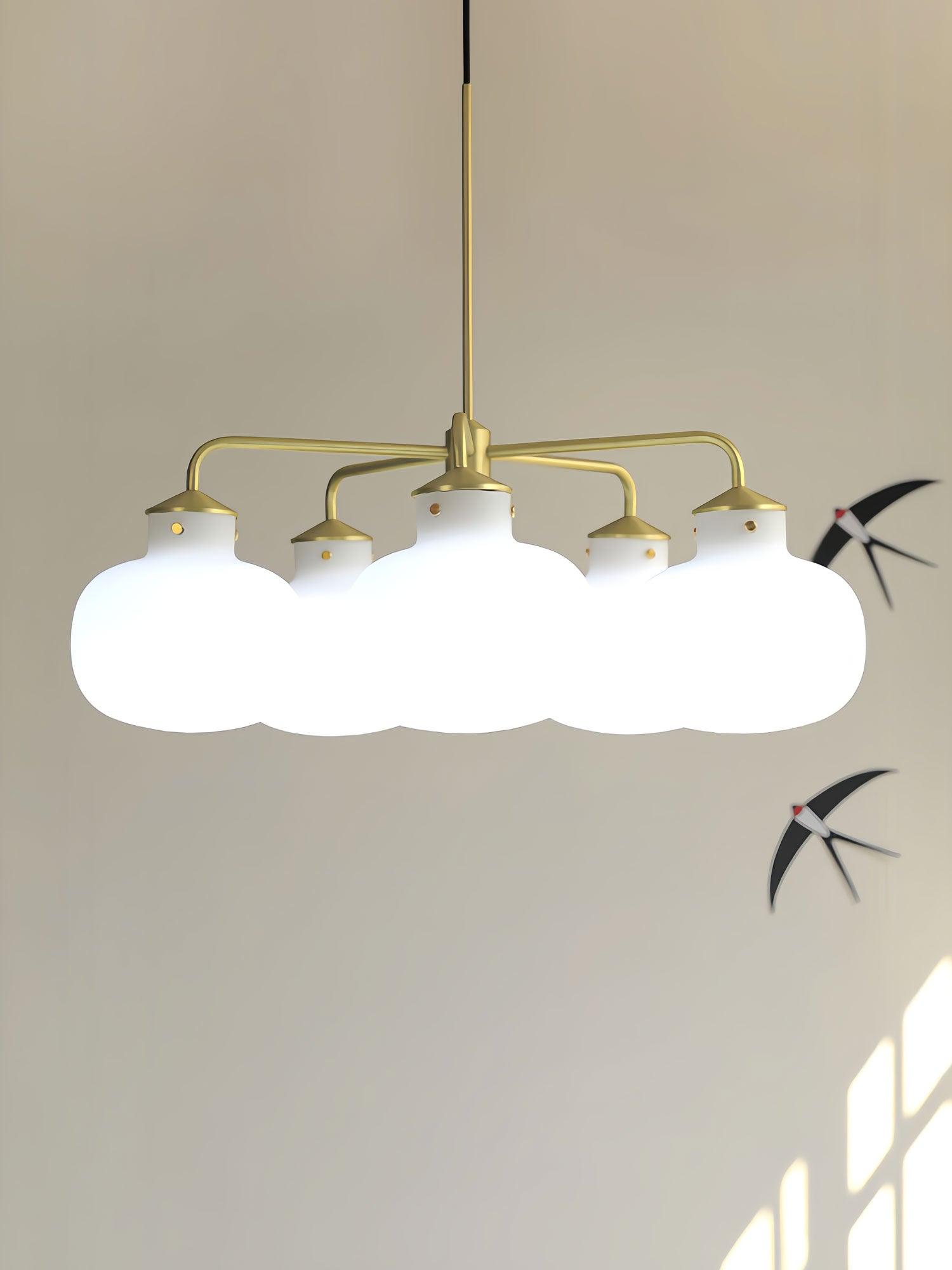Halo Contemporary Glass Pendant Lamp - Blowlighting