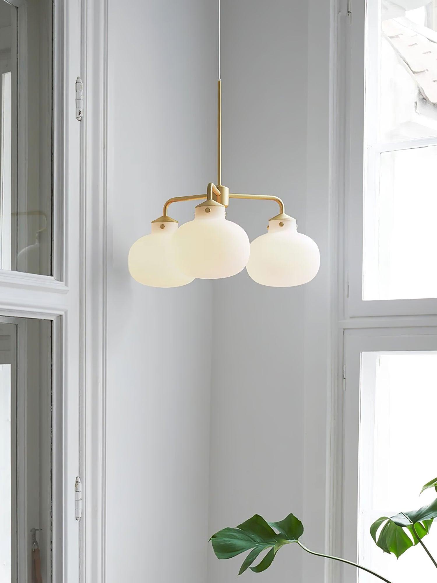 Halo Contemporary Glass Pendant Lamp - Blowlighting