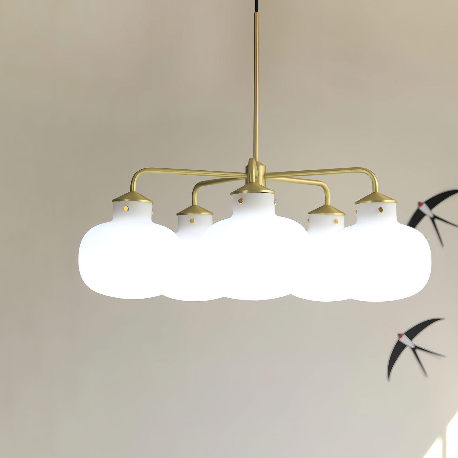 Halo Contemporary Glass Pendant Lamp - Blowlighting