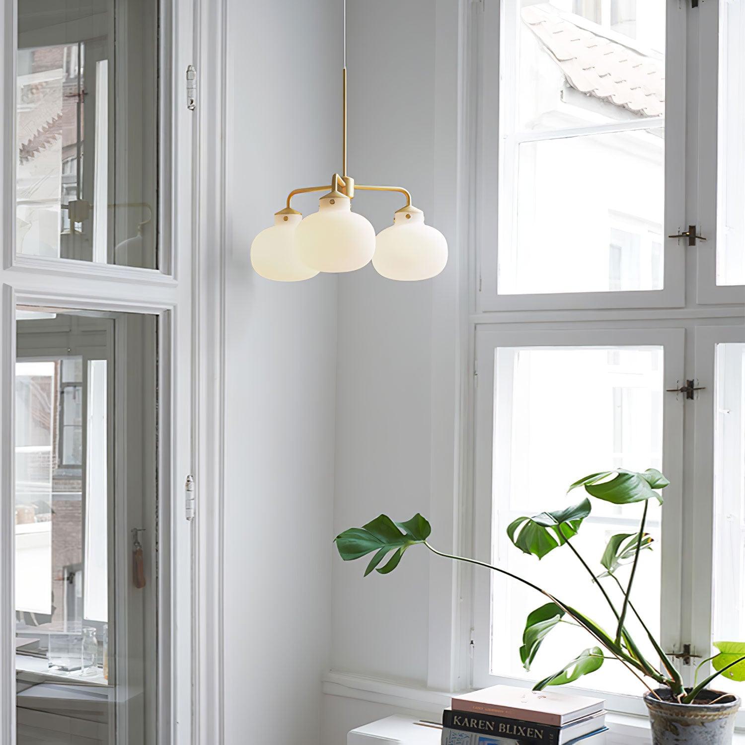 Halo Contemporary Glass Pendant Lamp - Blowlighting