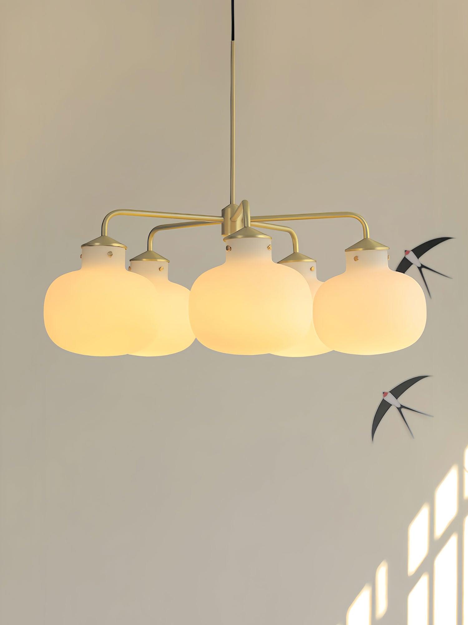 Halo Contemporary Glass Pendant Lamp - Blowlighting