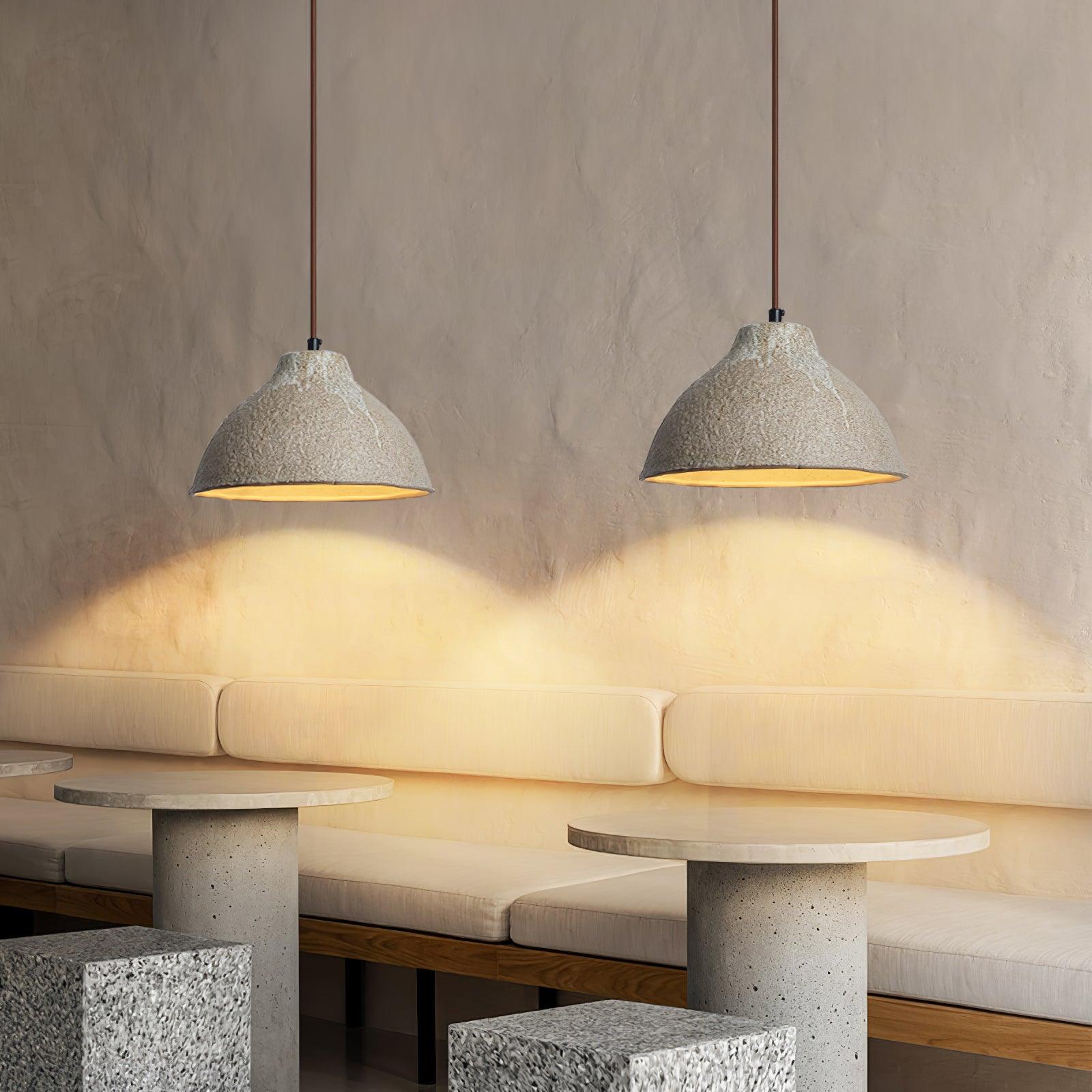 Raku Retro Ceramic Pendant Lamp - Blowlighting