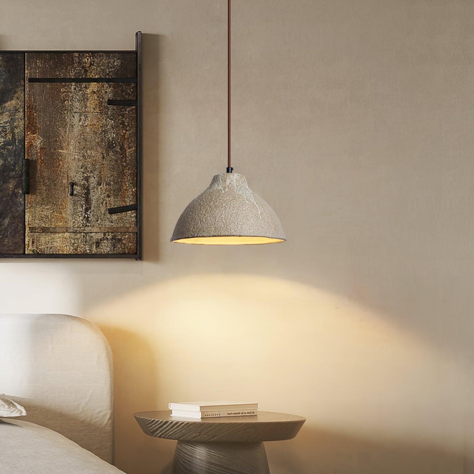 Raku Retro Ceramic Pendant Lamp - Blowlighting