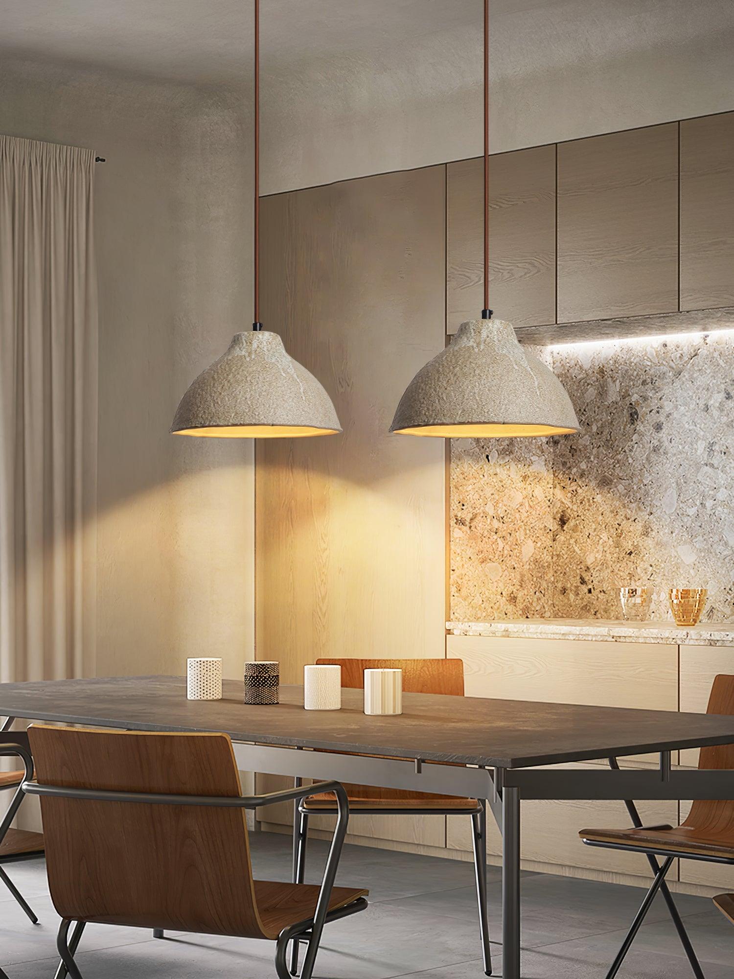 Raku Retro Ceramic Pendant Lamp - Blowlighting