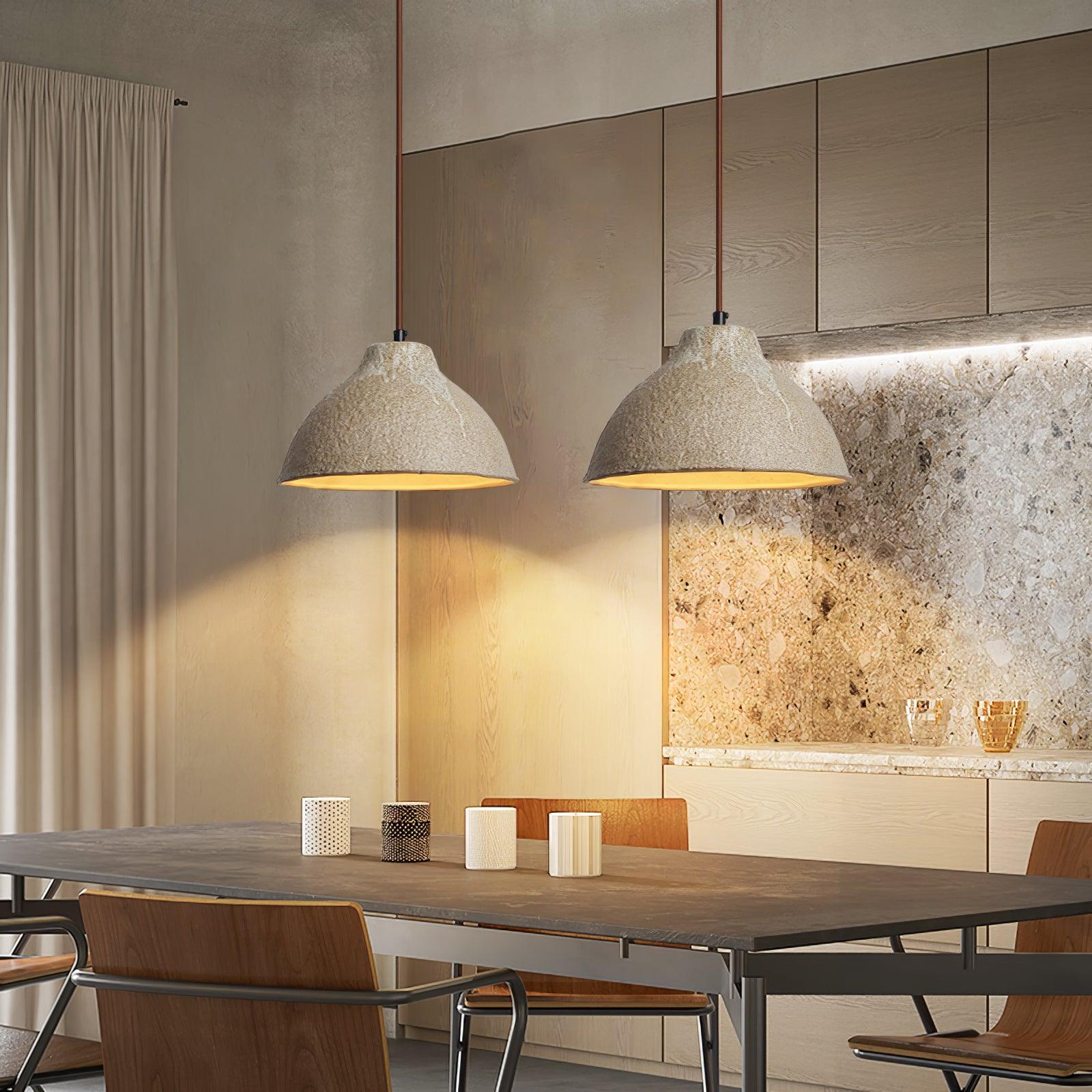 Raku Retro Ceramic Pendant Lamp - Blowlighting