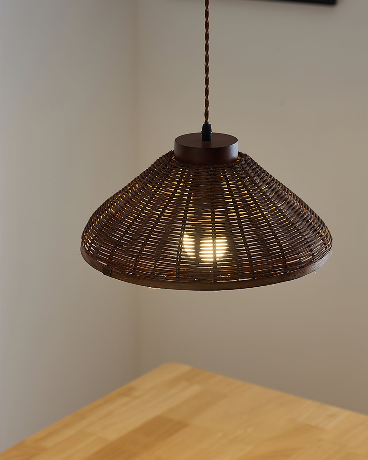 Rasa Wabi-Sabi Rattan Pendant Light
