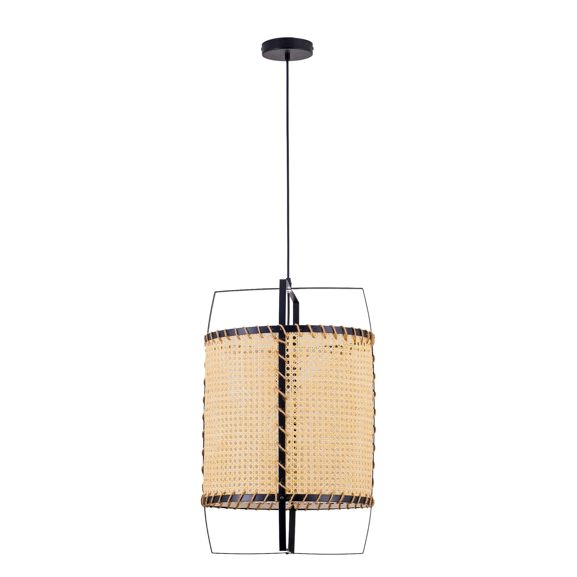 Rattan Cane Pendant Light - Blowlighting