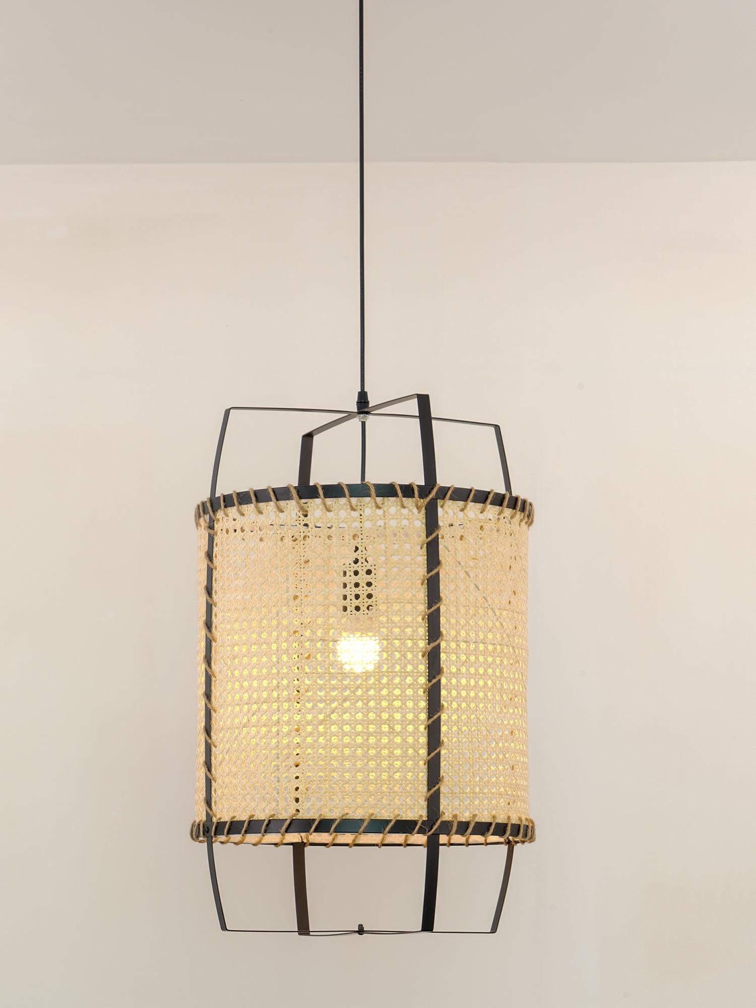 Rattan Cane Pendant Light - Blowlighting