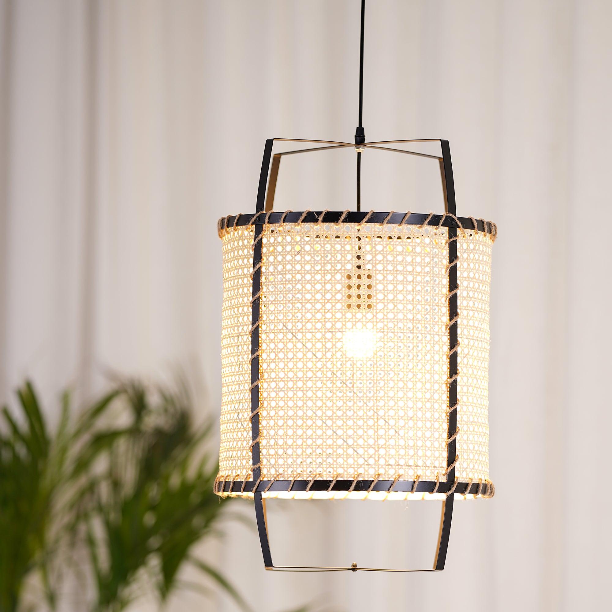 Rattan Cane Pendant Light - Blowlighting