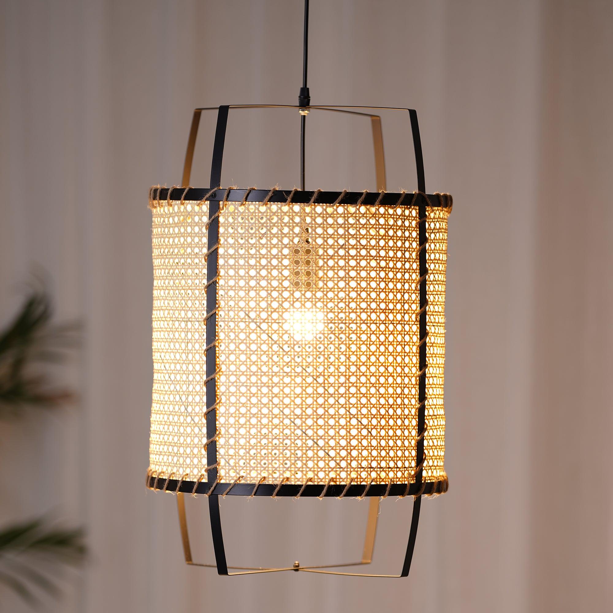 Rattan Cane Pendant Light - Blowlighting