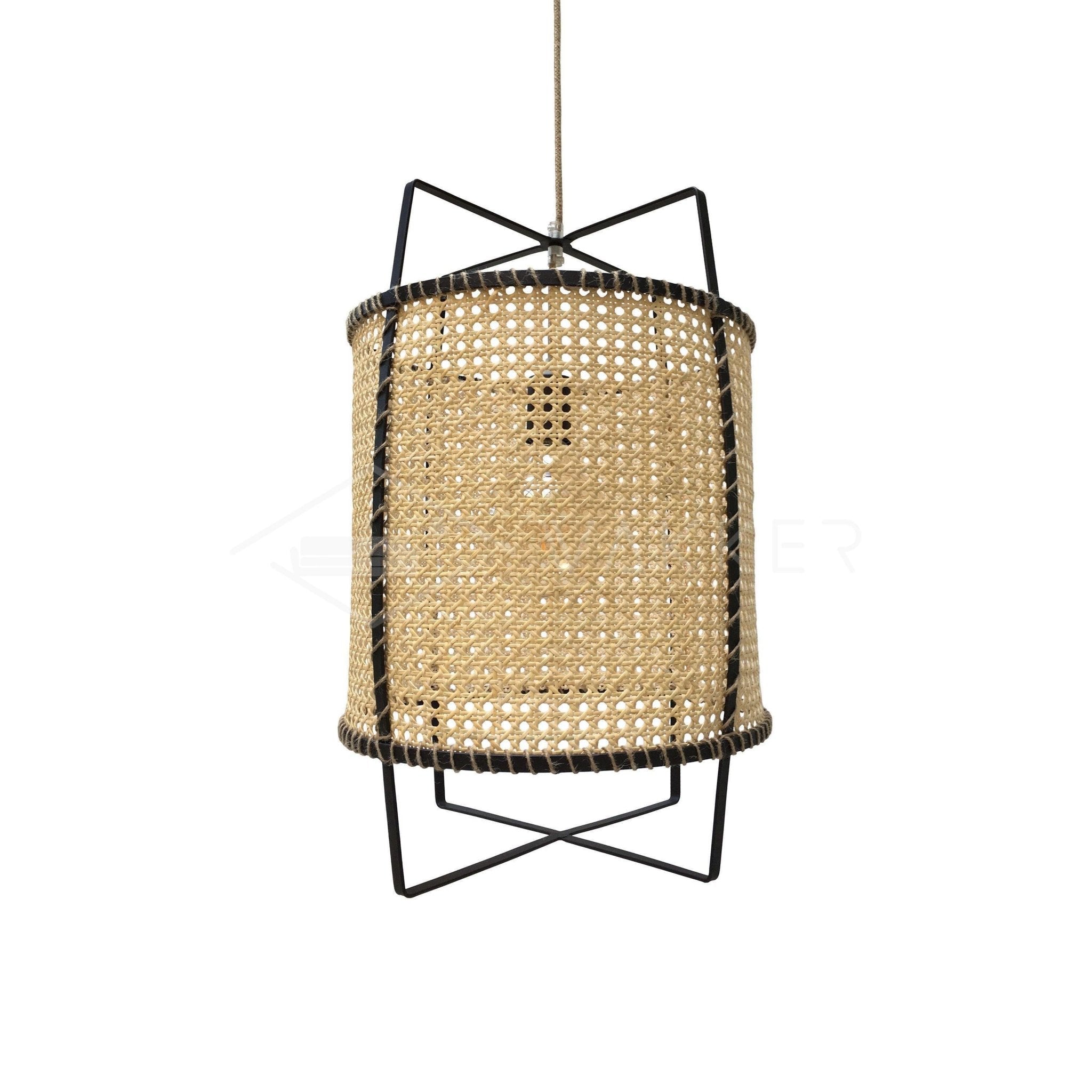 Rattan Cane Pendant Light - Blowlighting