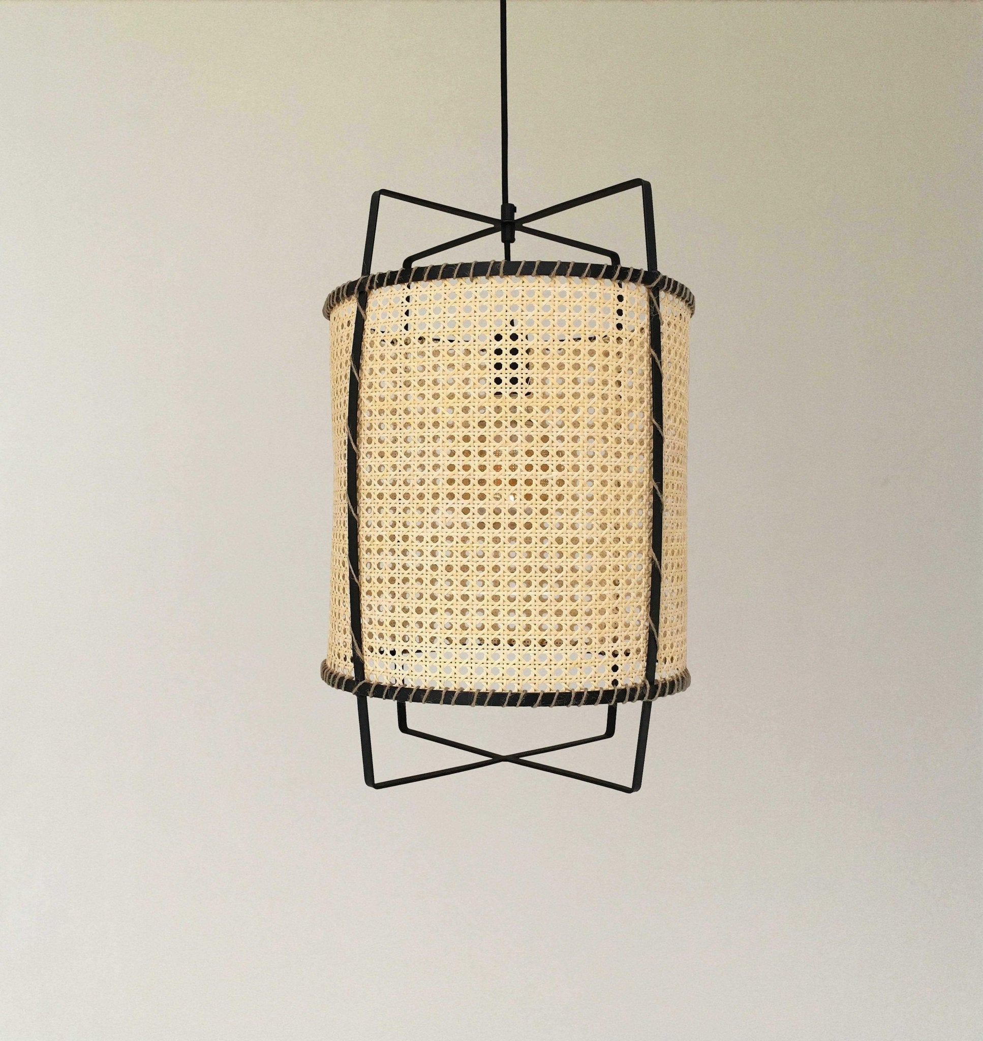 Rattan Cane Pendant Light - Blowlighting