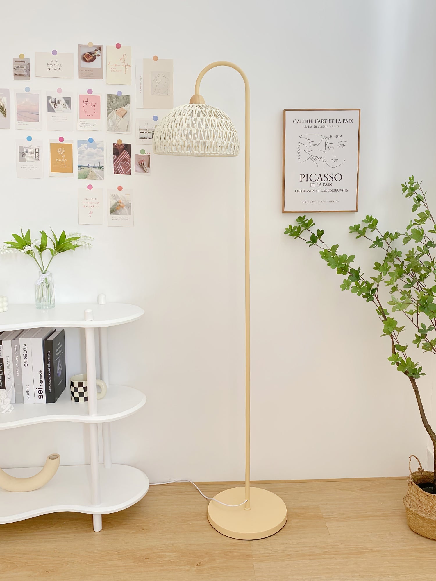 Rattan Arch Floor Lamp - Blowlighting