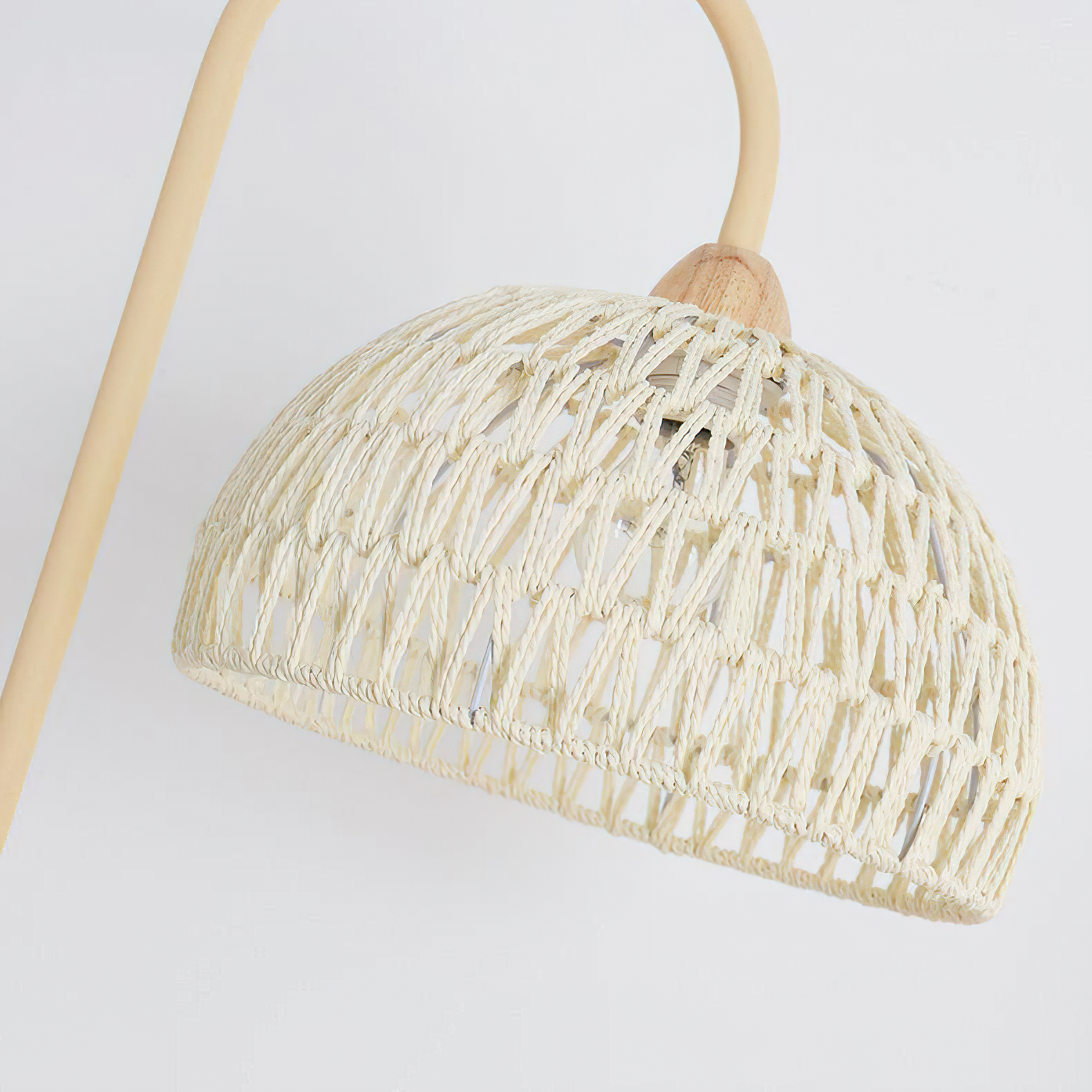 Rattan Arch Floor Lamp - Blowlighting