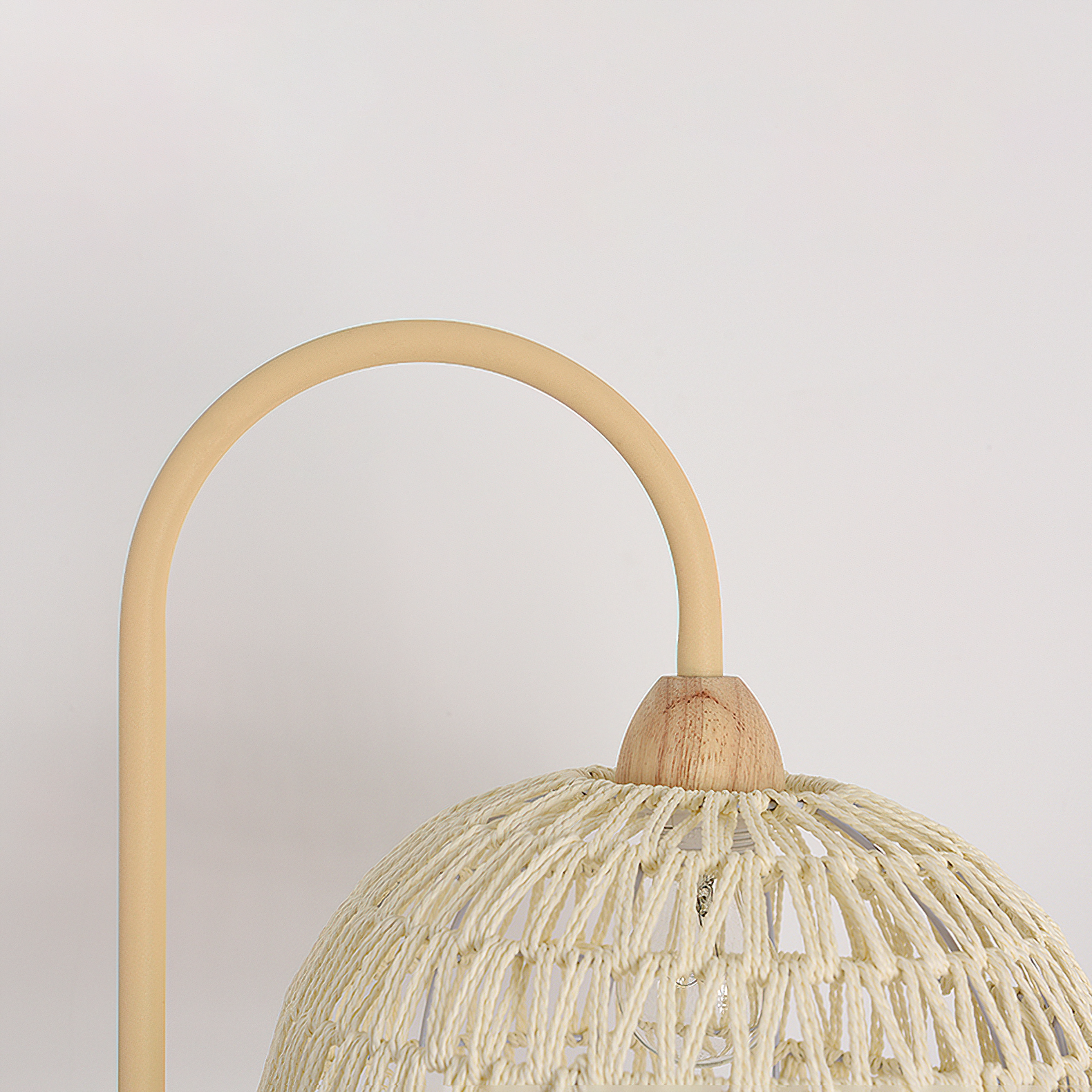 Rattan Arch Floor Lamp - Blowlighting