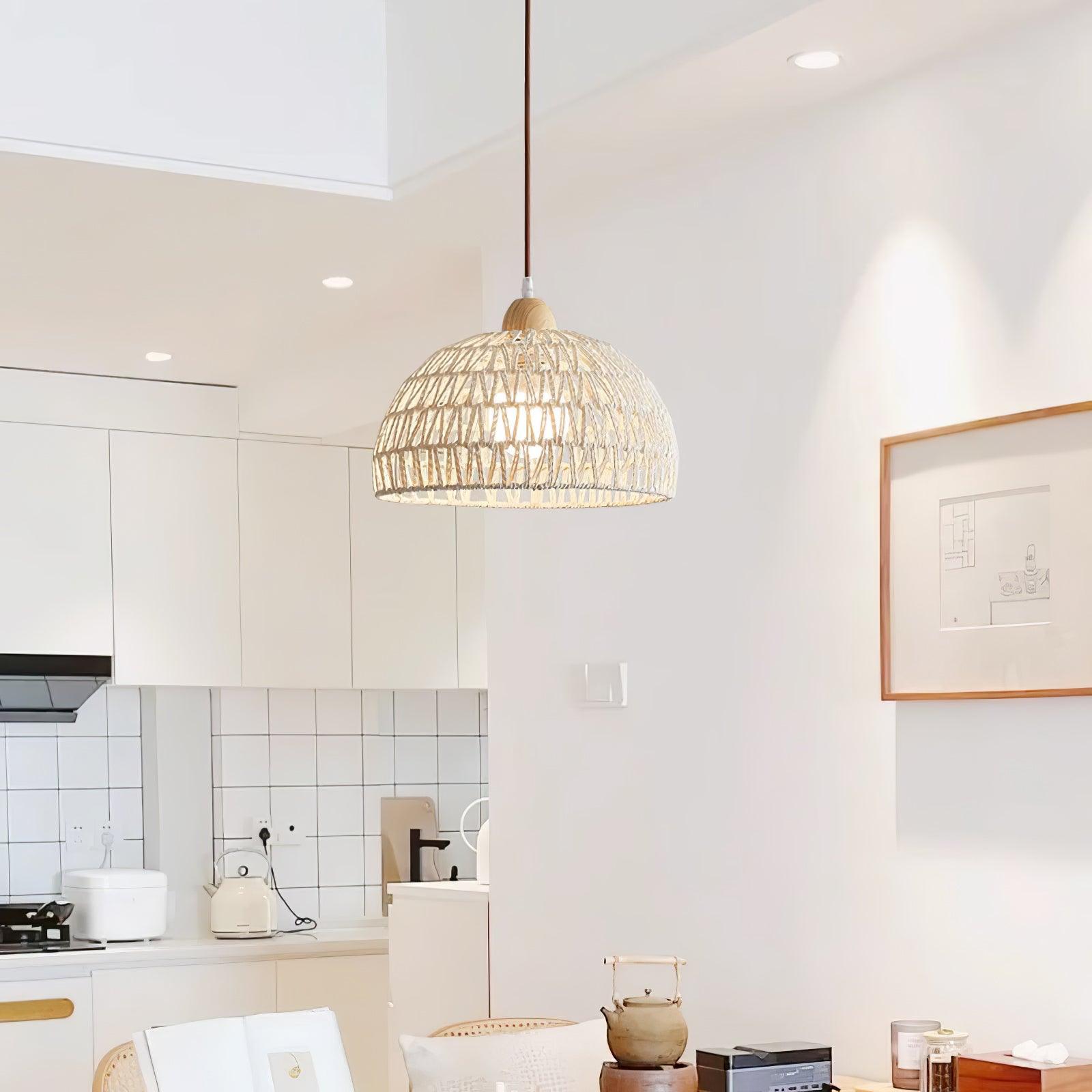 Rattan Arch Pendant Lamp - Blowlighting