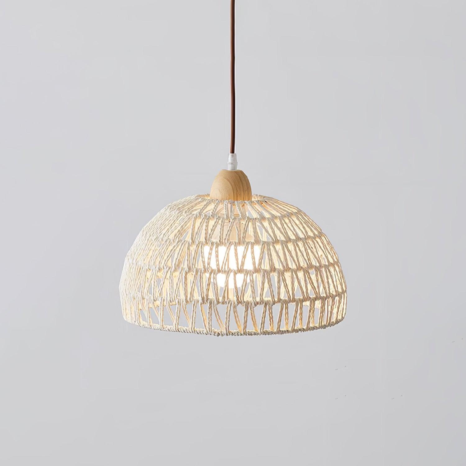 Rattan Arch Pendant Lamp - Blowlighting