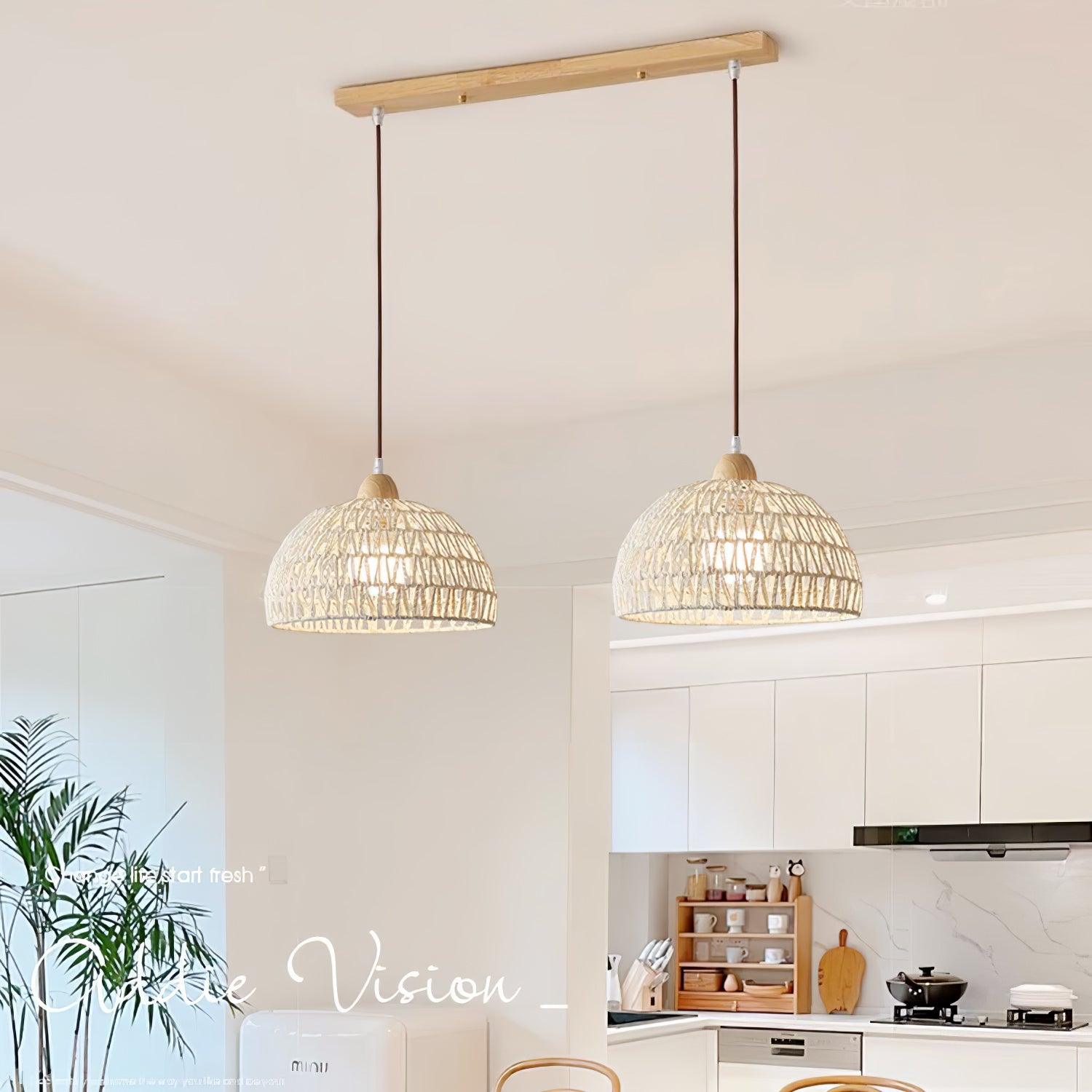 Rattan Arch Pendant Lamp - Blowlighting