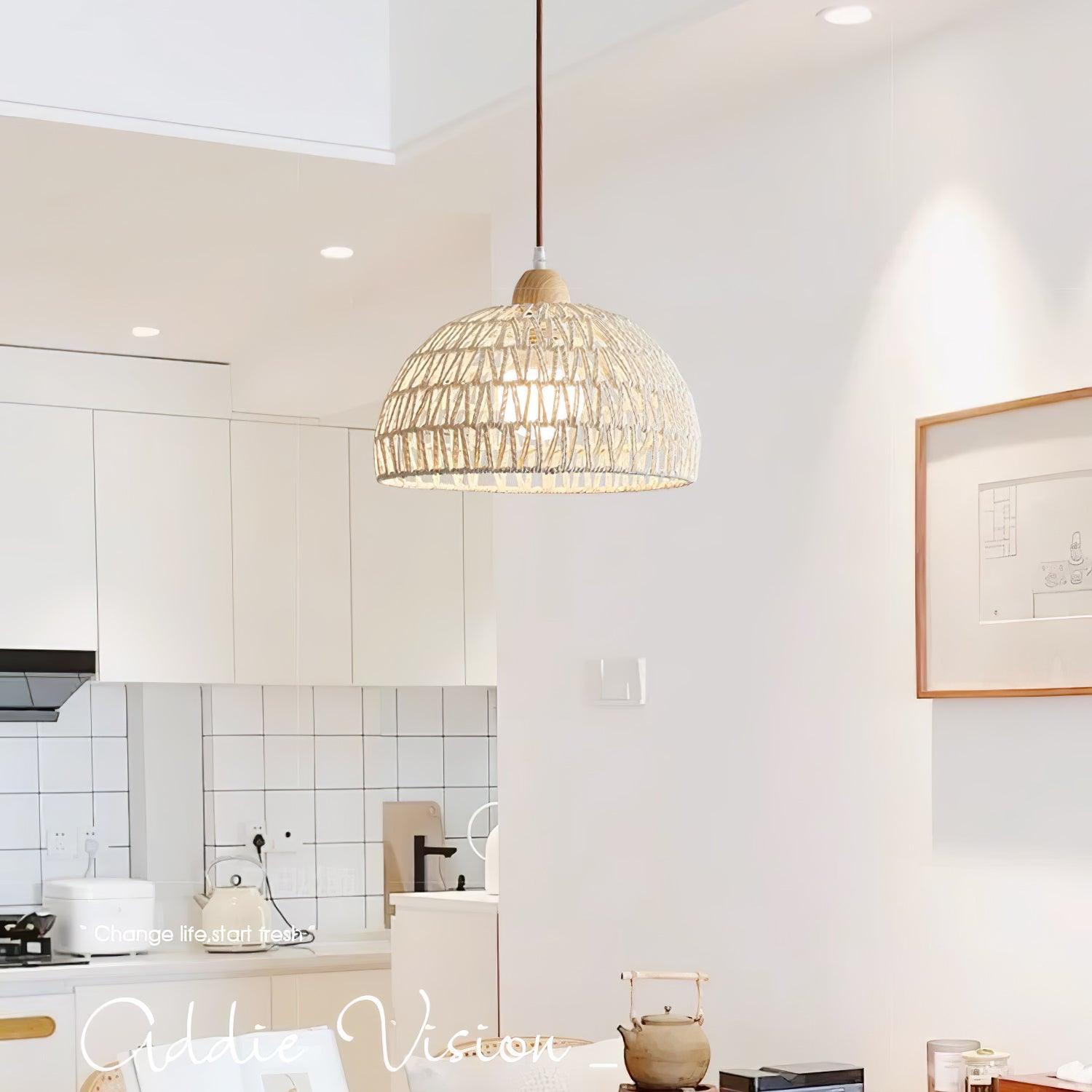 Rattan Arch Pendant Lamp - Blowlighting