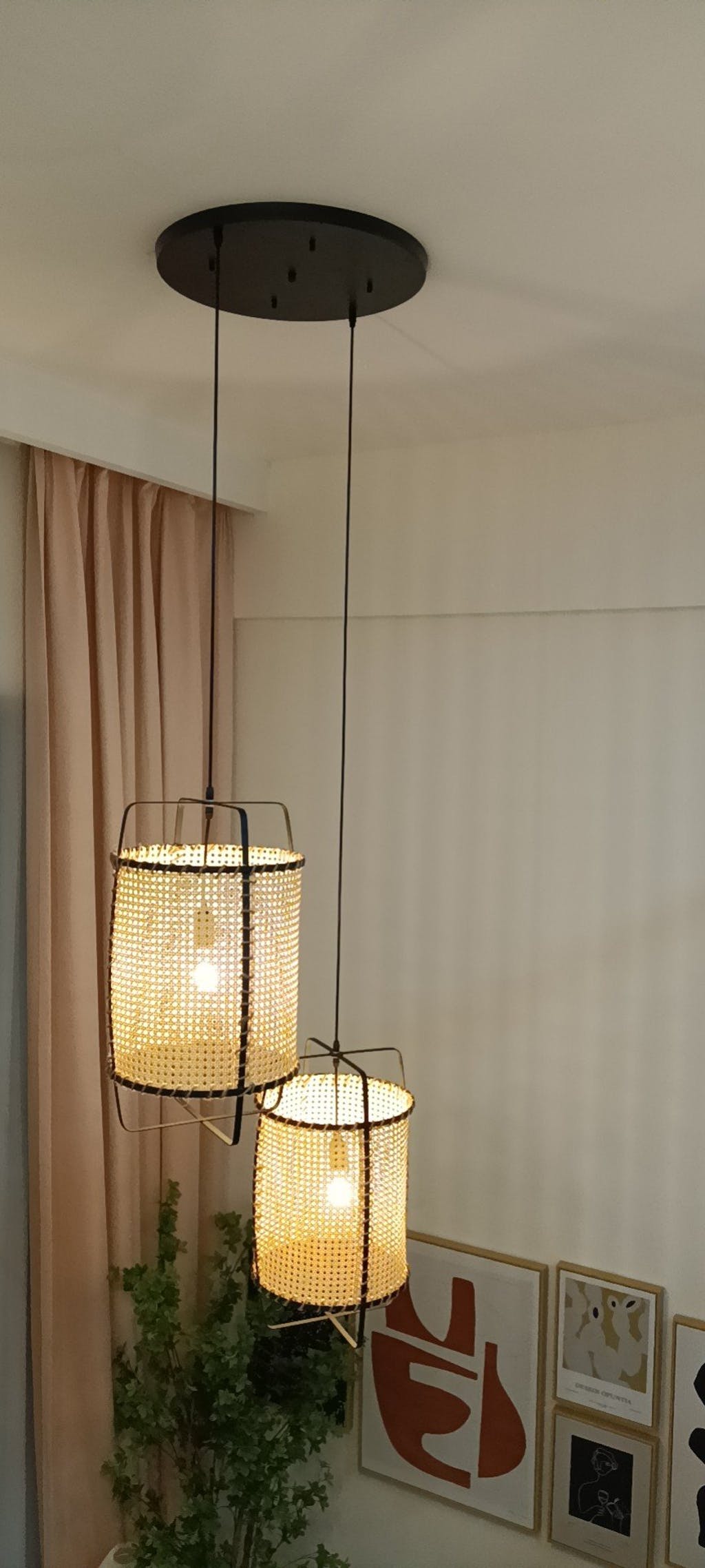 Rattan Cane Pendant Light - Blowlighting