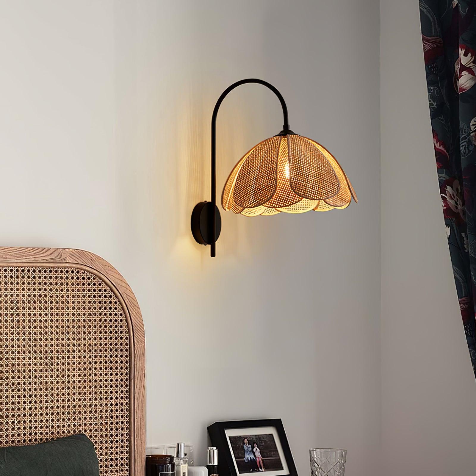 Rattan Petal Wall Lamp - Blowlighting