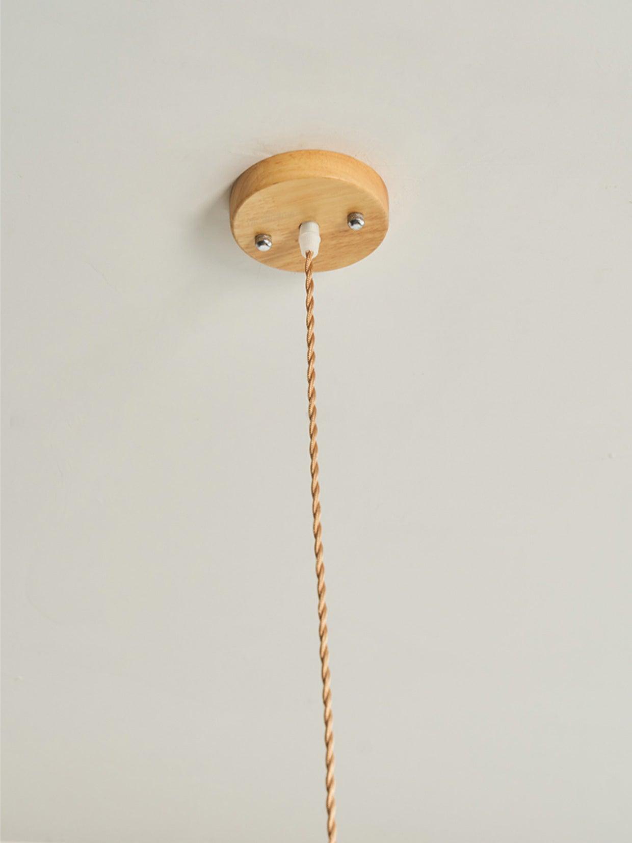 Rattan Straw Hat Pendant Light - Blowlighting