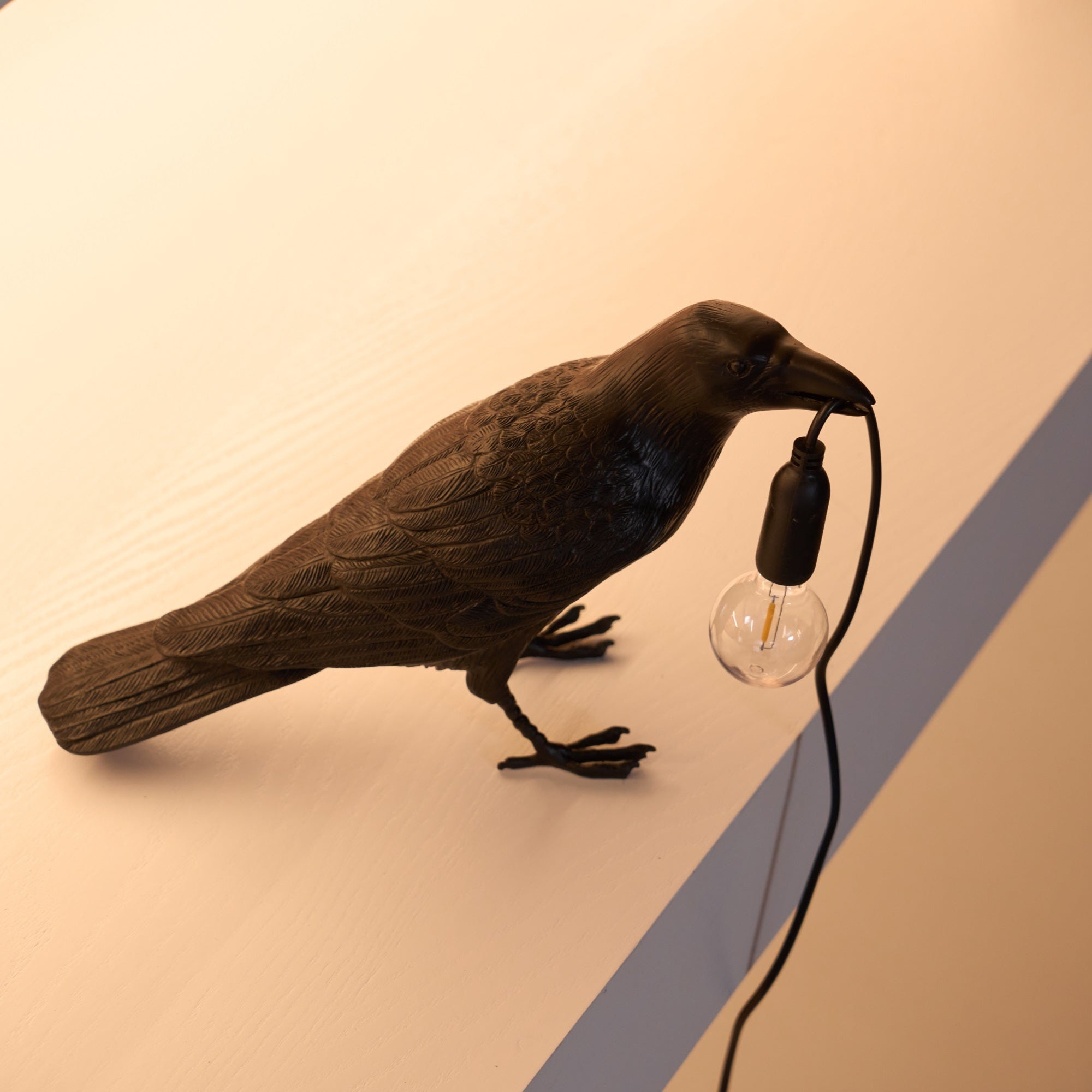 Raven Resin Table Lamp - Blowlighting