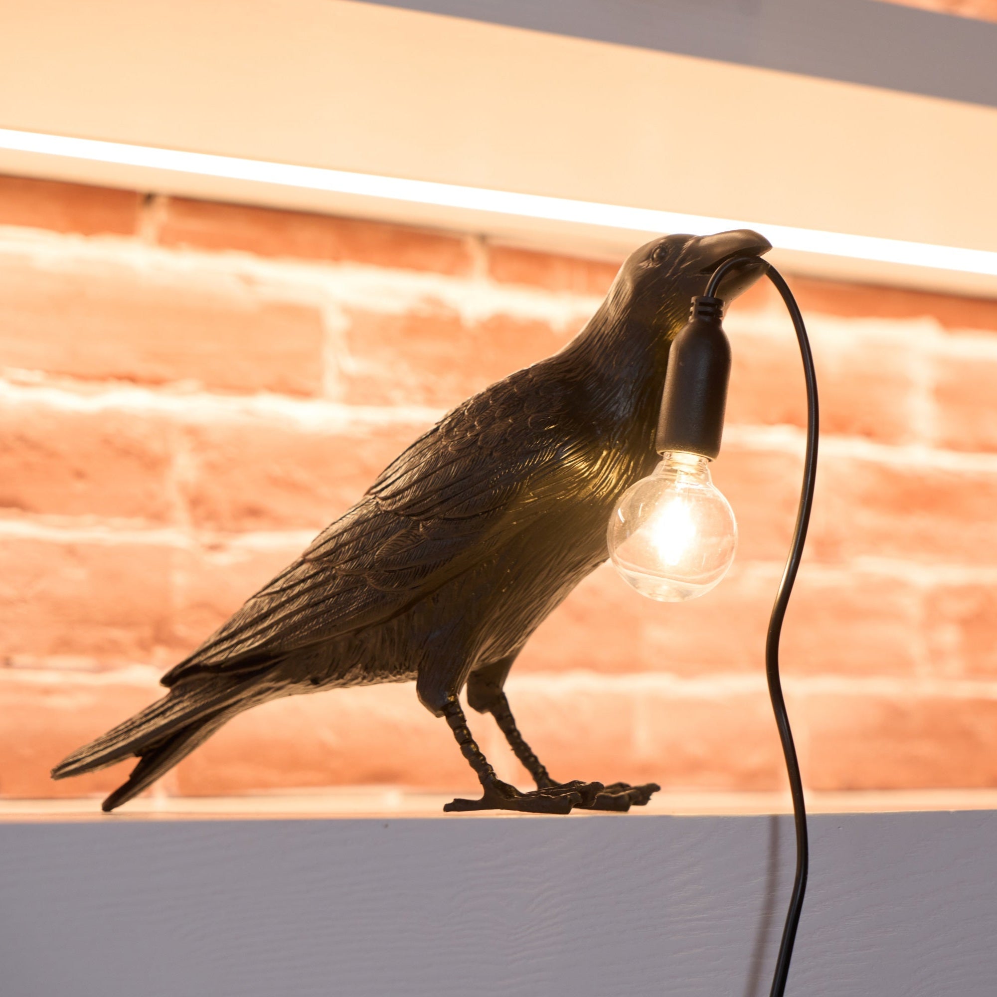 Raven Resin Table Lamp - Blowlighting