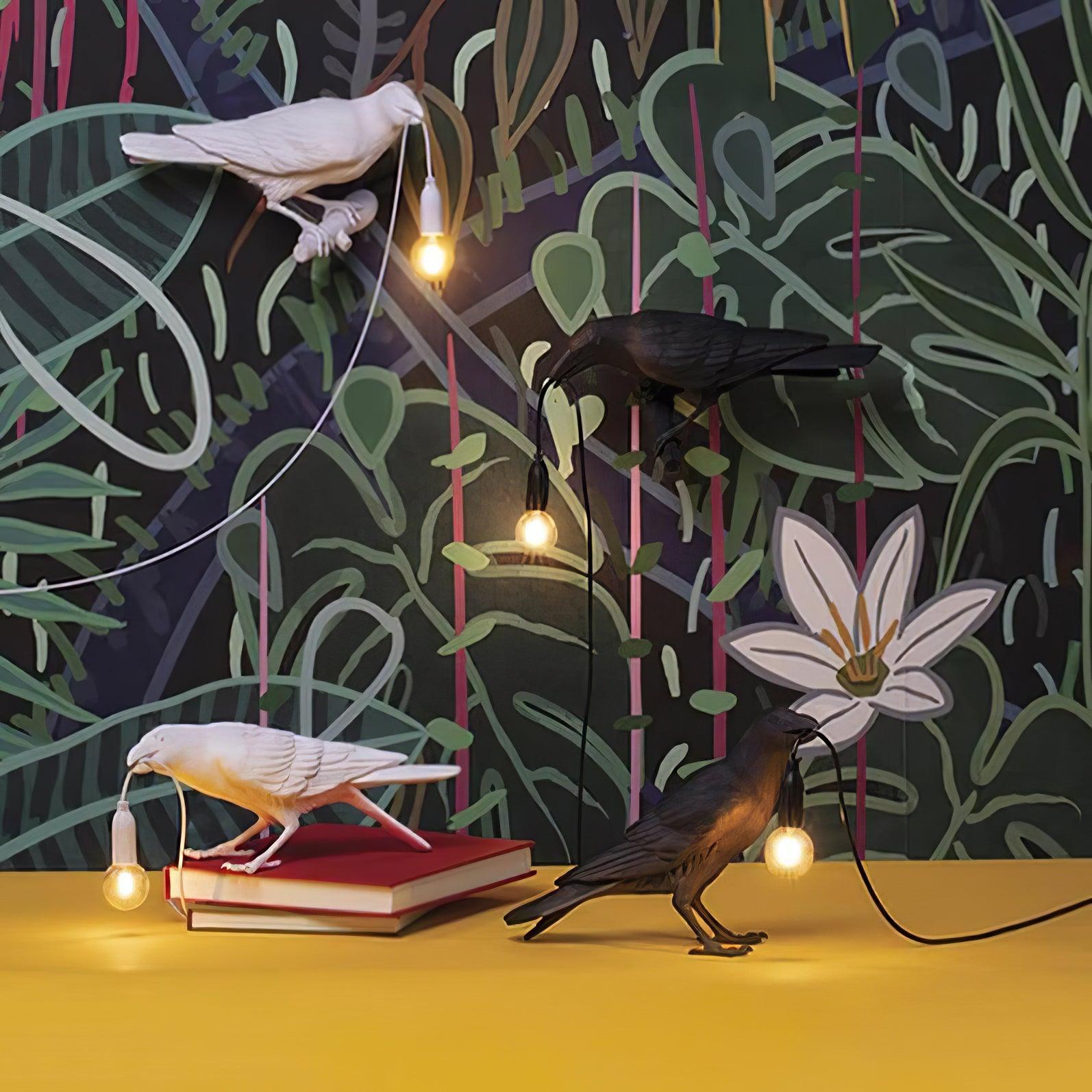 Raven Resin Table Lamp - Blowlighting