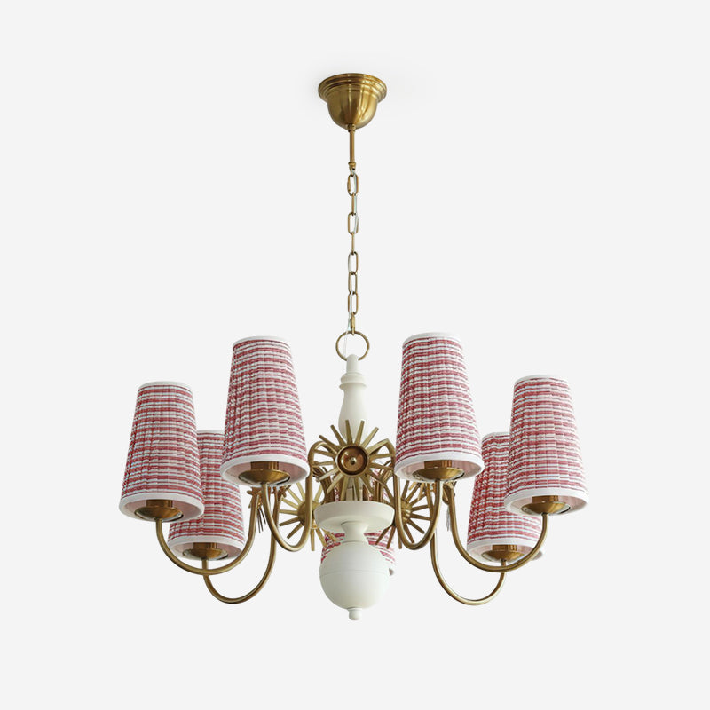 Ravina Vintage Fabric Chandelier