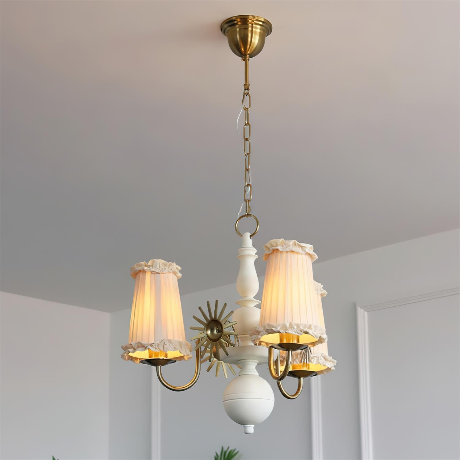 Ravina Vintage Fabric Chandelier