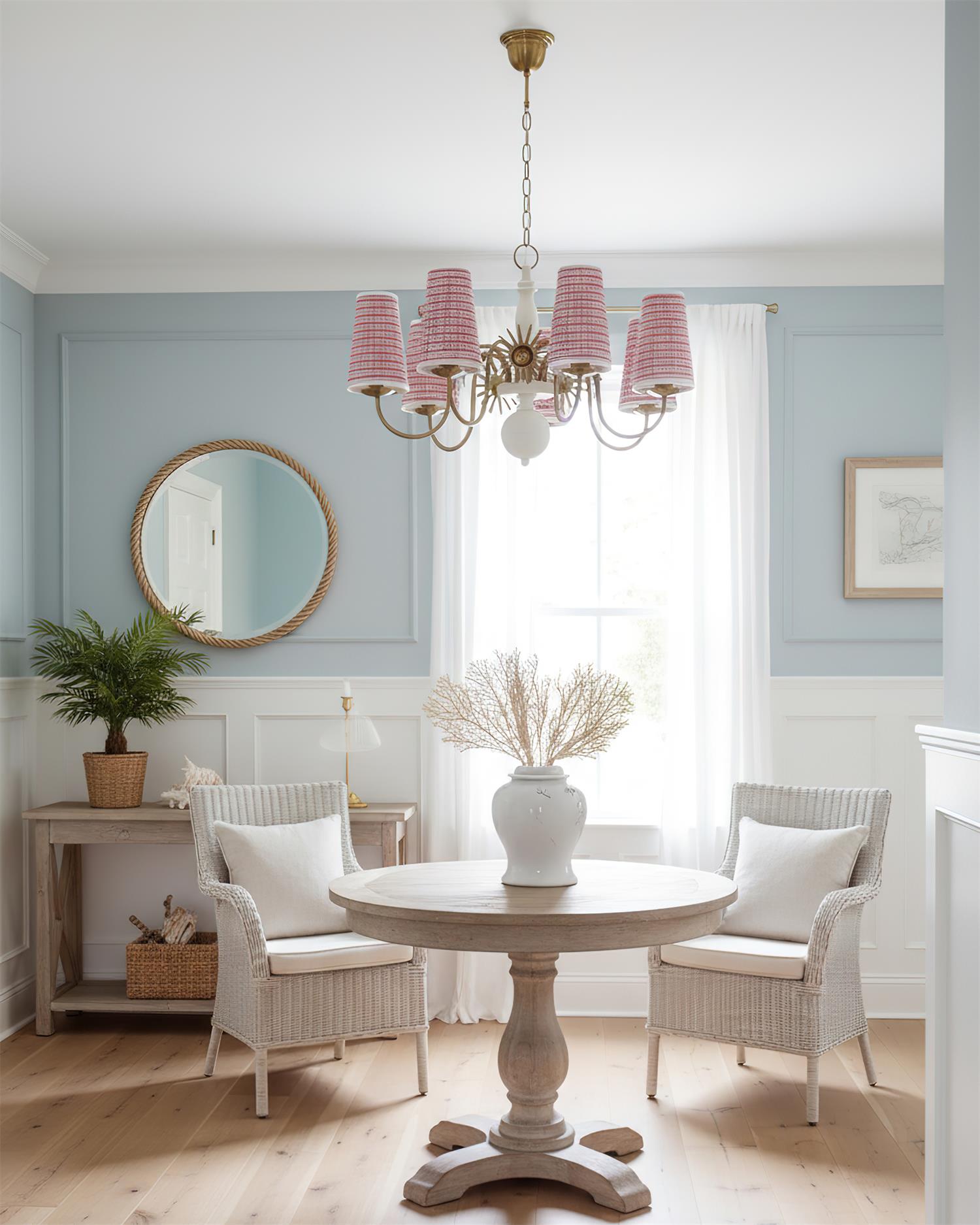 Ravina Vintage Fabric Chandelier