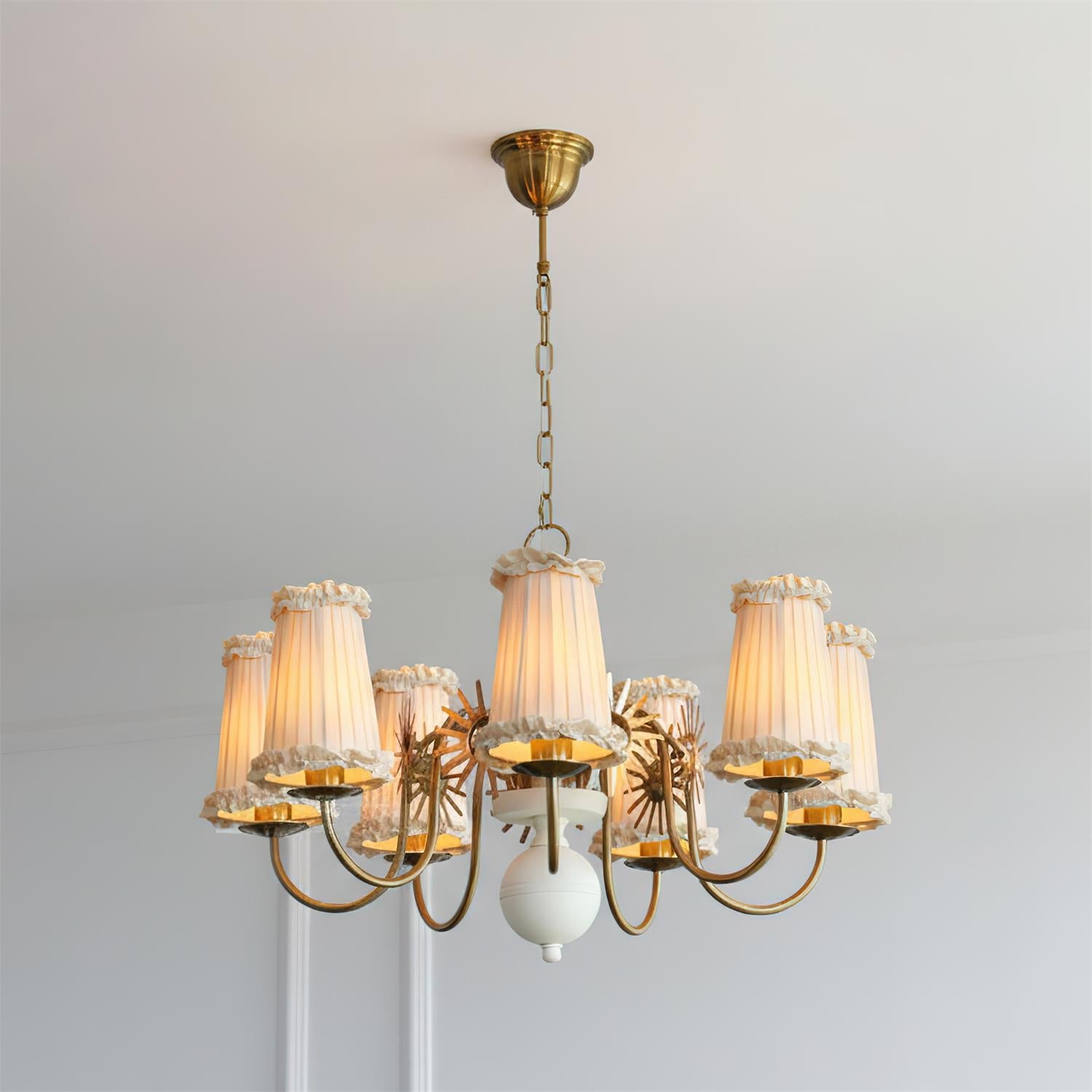 Ravina Vintage Fabric Chandelier