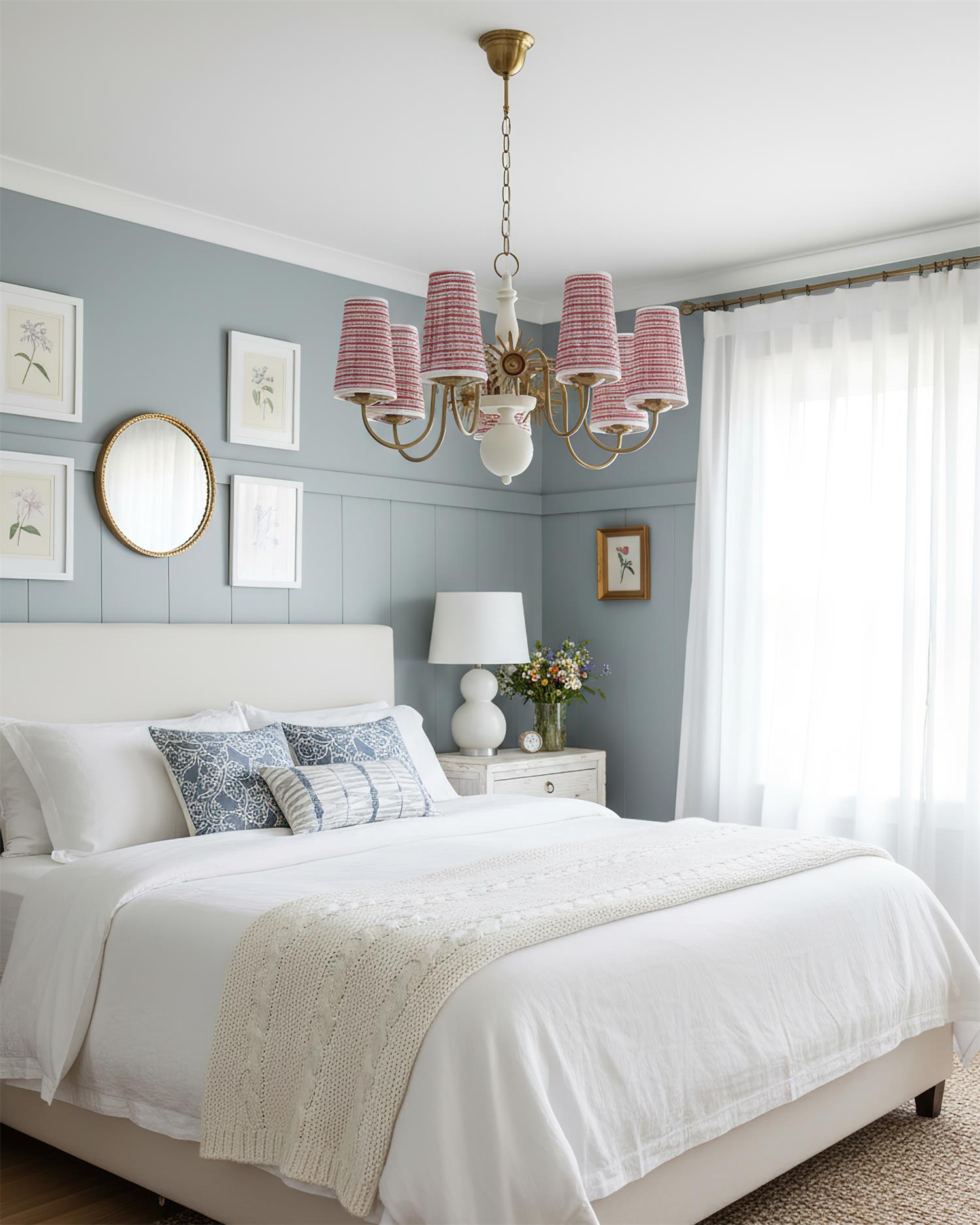 Ravina Vintage Fabric Chandelier