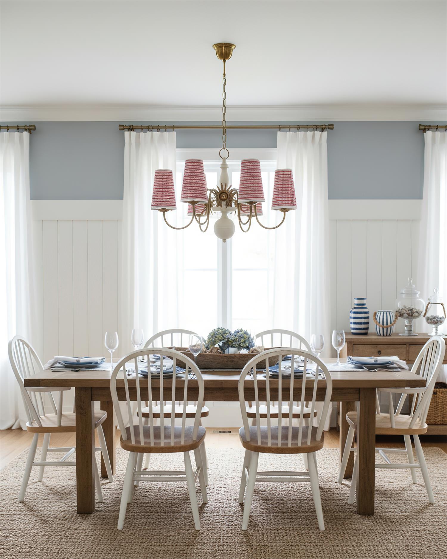 Ravina Vintage Fabric Chandelier