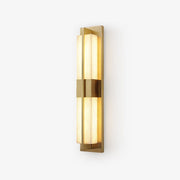 Caspian Alabaster Brass Wall Light - Blowlighting