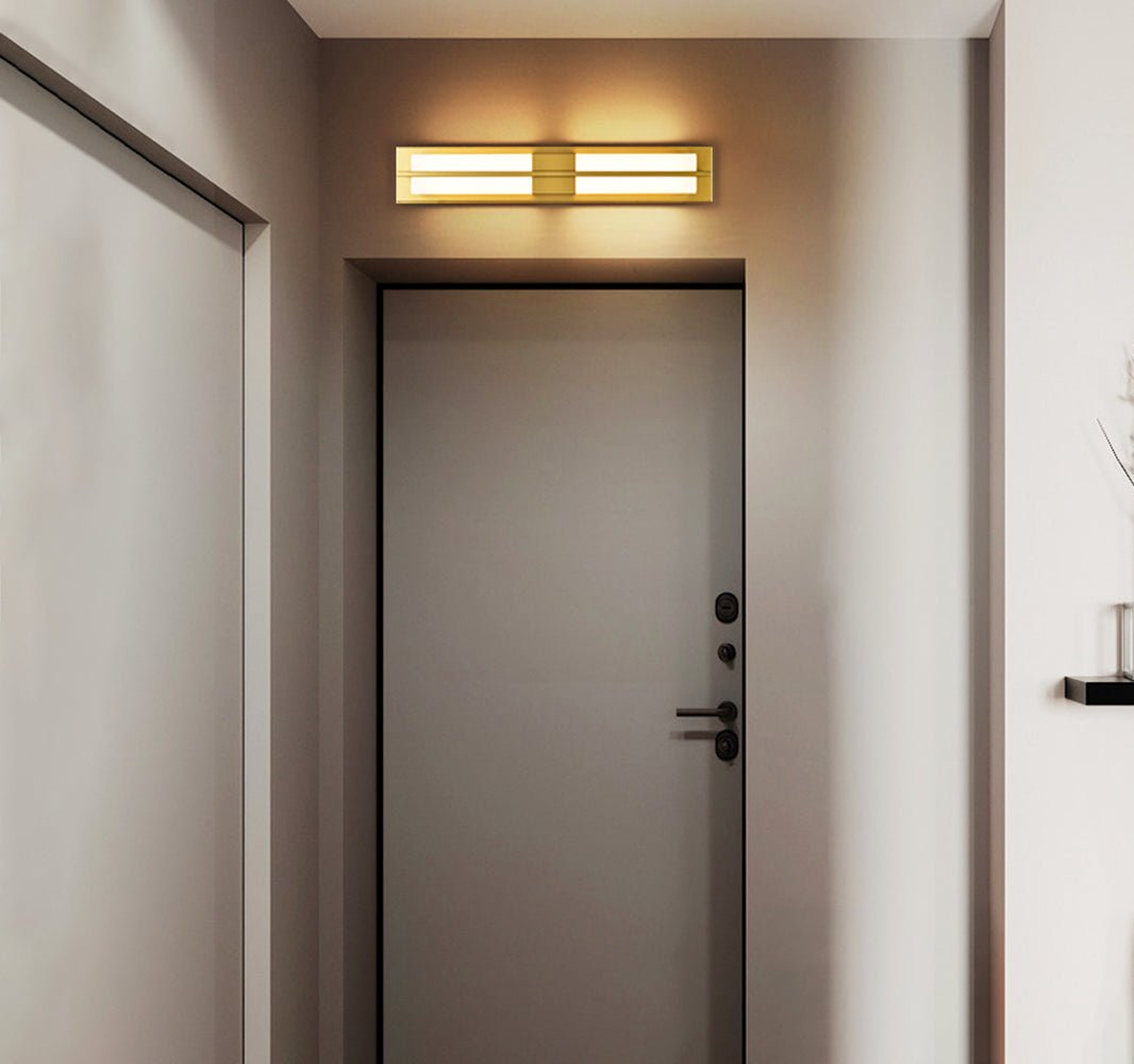 Caspian Alabaster Brass Wall Light - Blowlighting