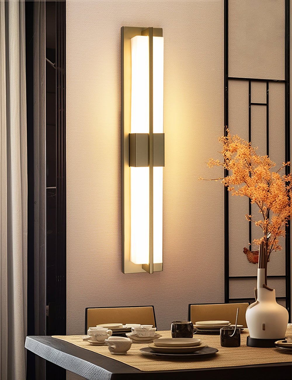 Caspian Alabaster Brass Wall Light - Blowlighting