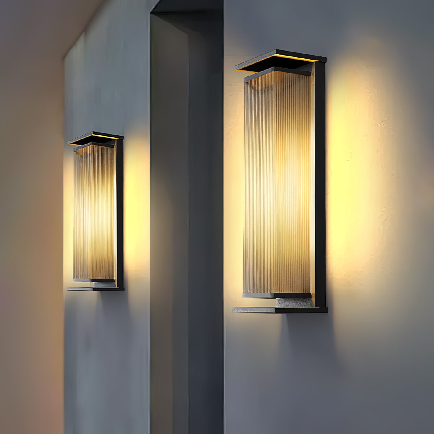 Cesilila Vertical Glass Wall Light - Blowlighting
