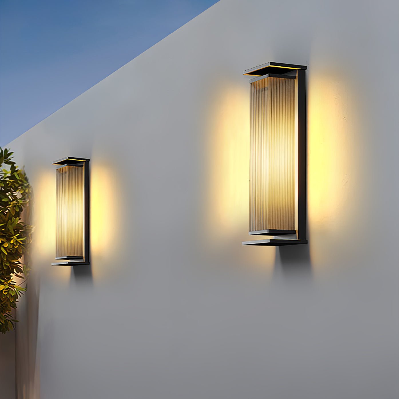 Cesilila Vertical Glass Wall Light - Blowlighting