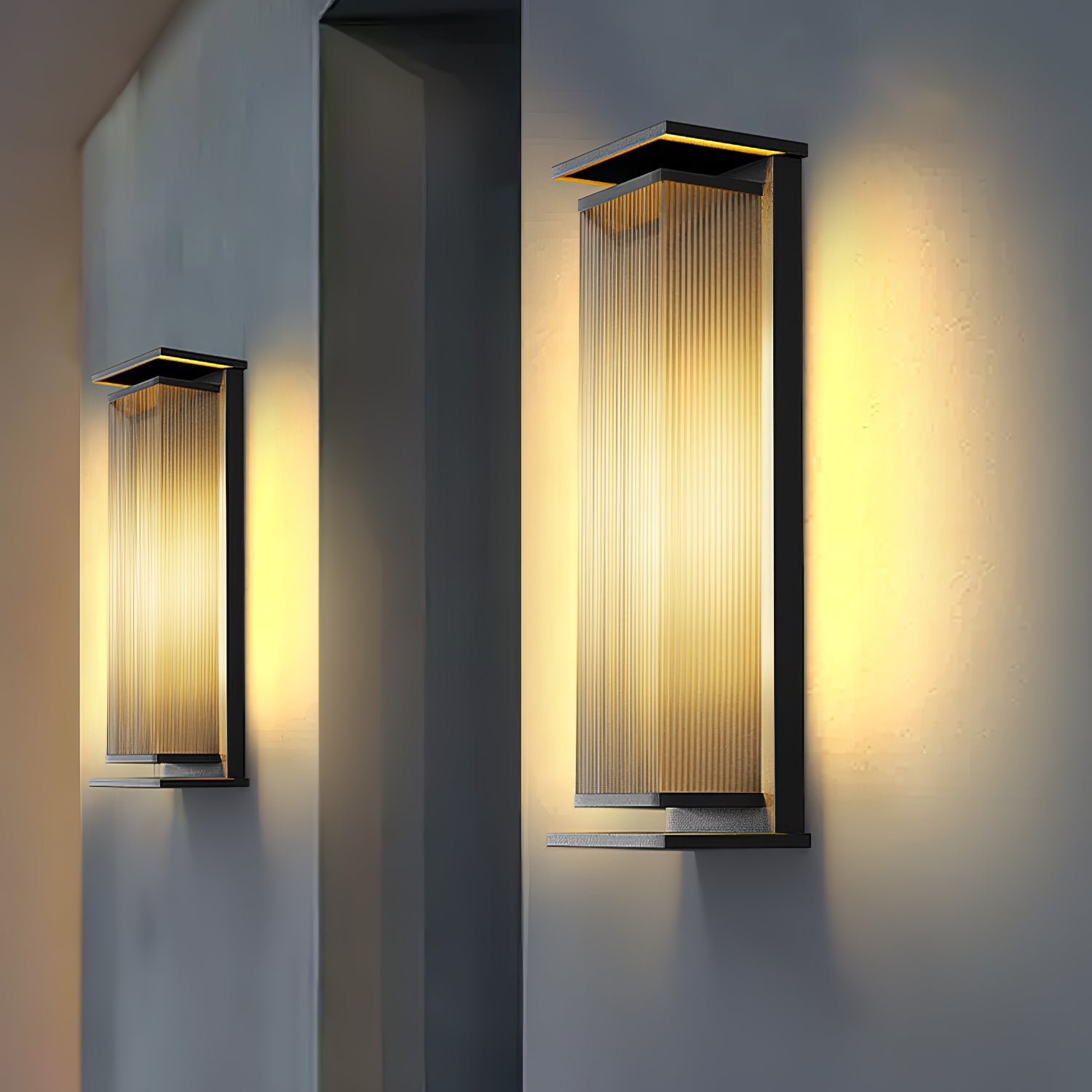 Cesilila Vertical Glass Wall Light - Blowlighting