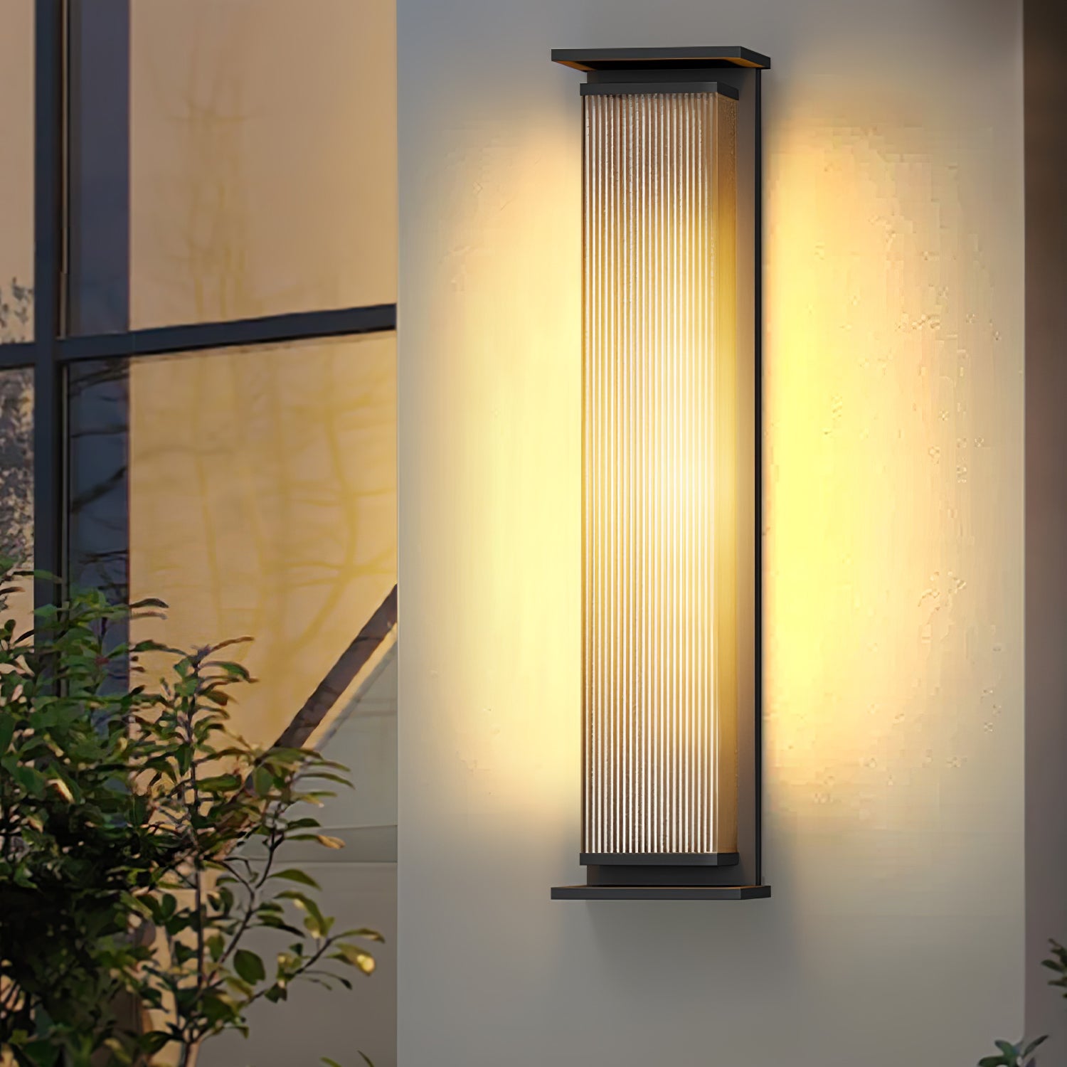 Cesilila Vertical Glass Wall Light - Blowlighting
